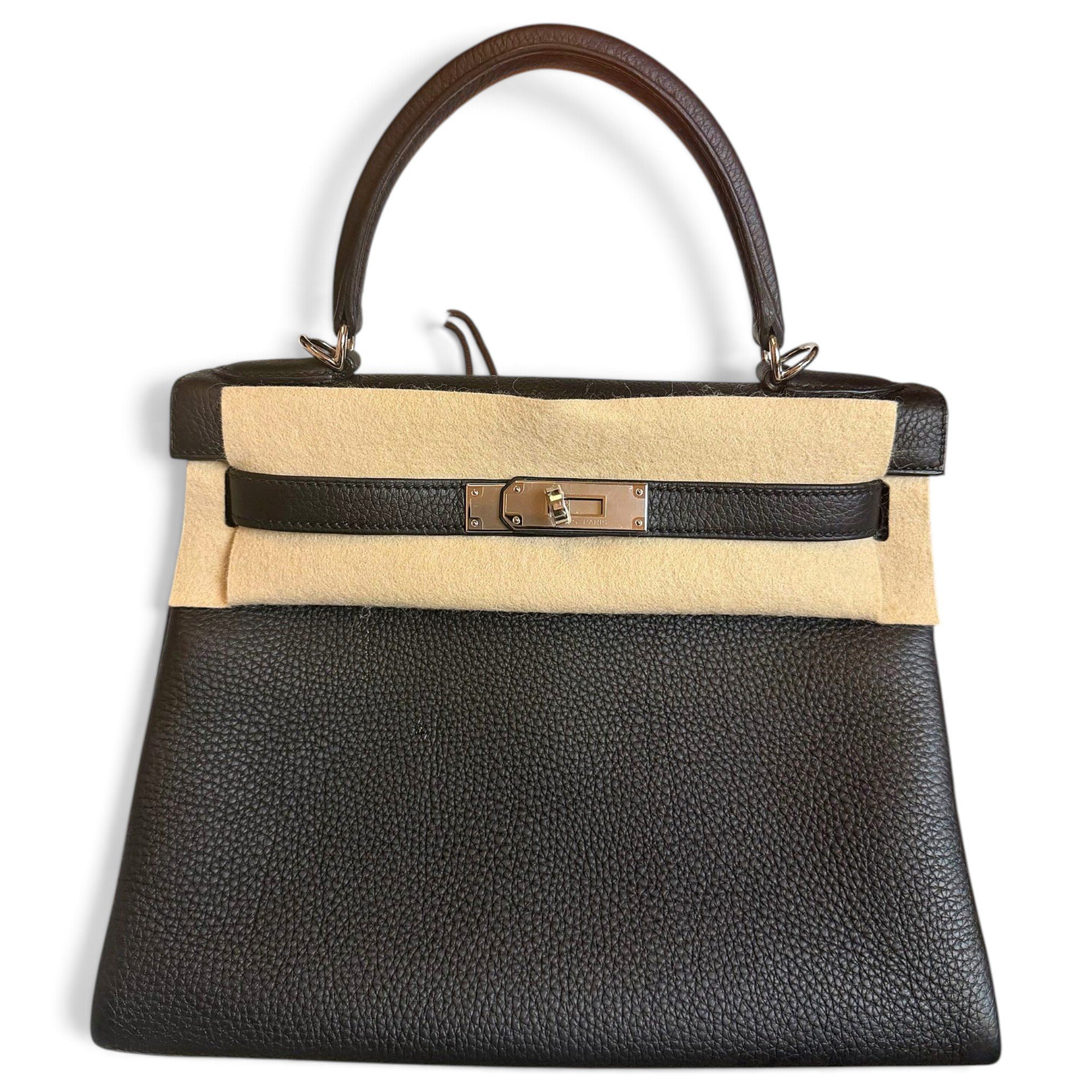 Kelly 28 leather handbag