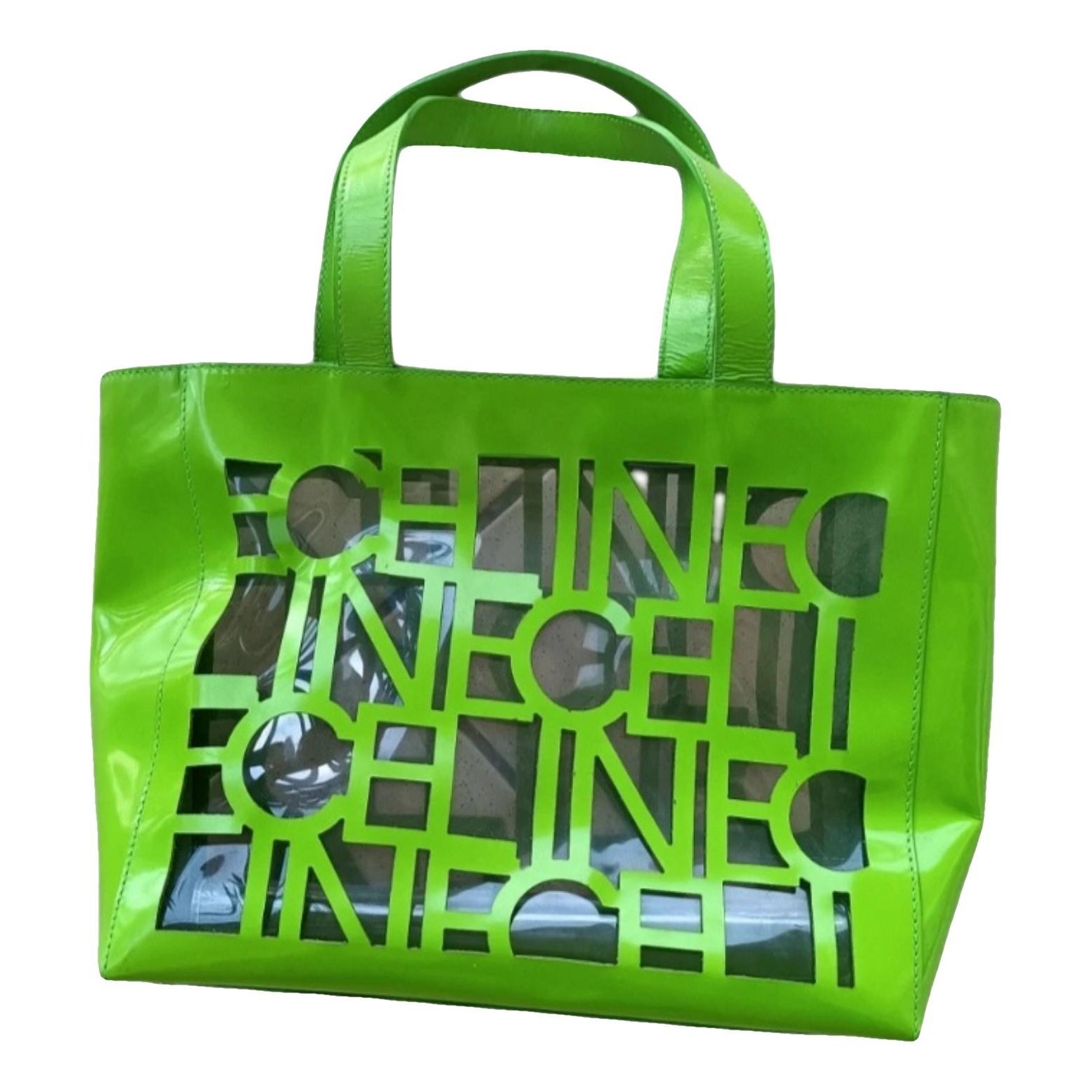 Vinyl handbag