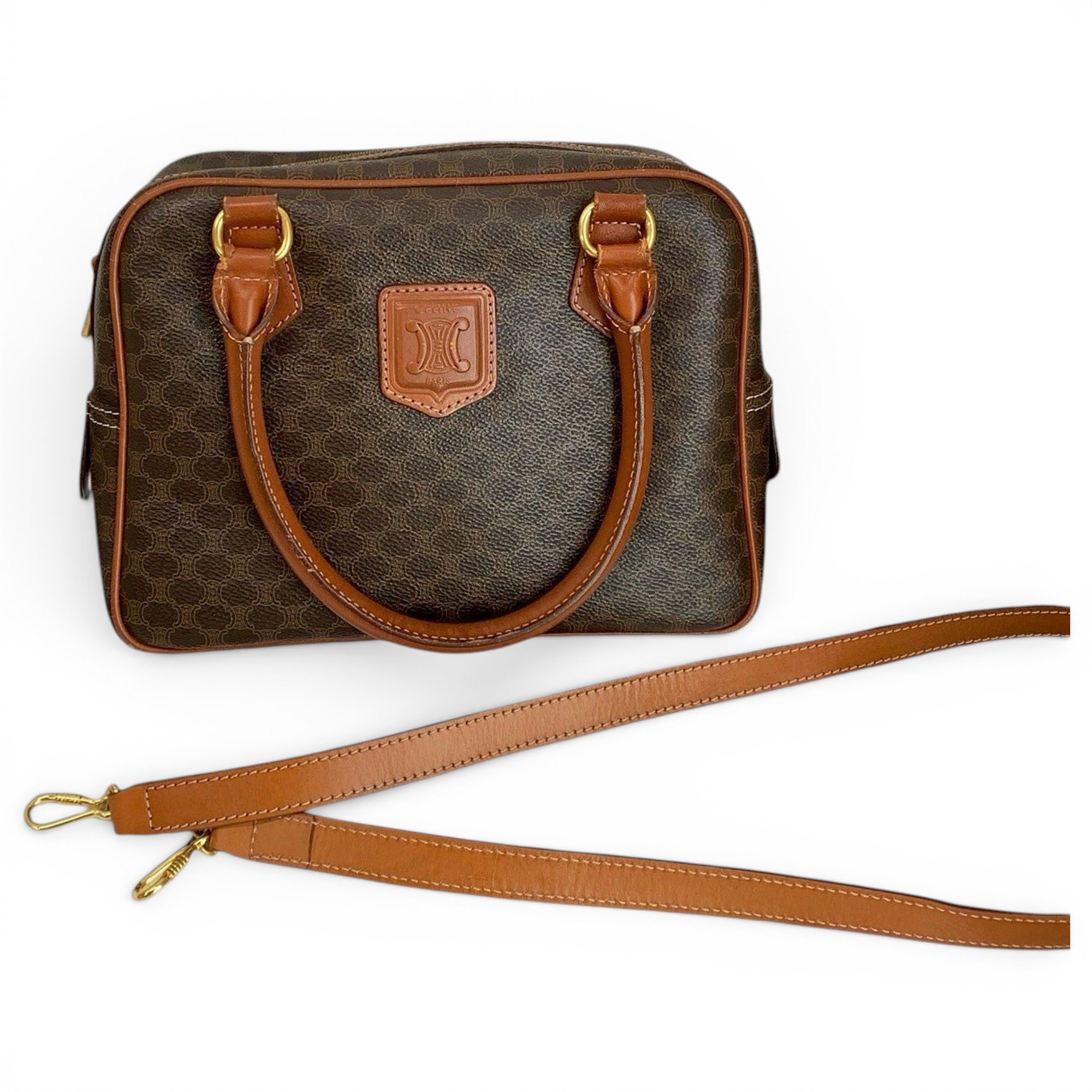 Leather handbag