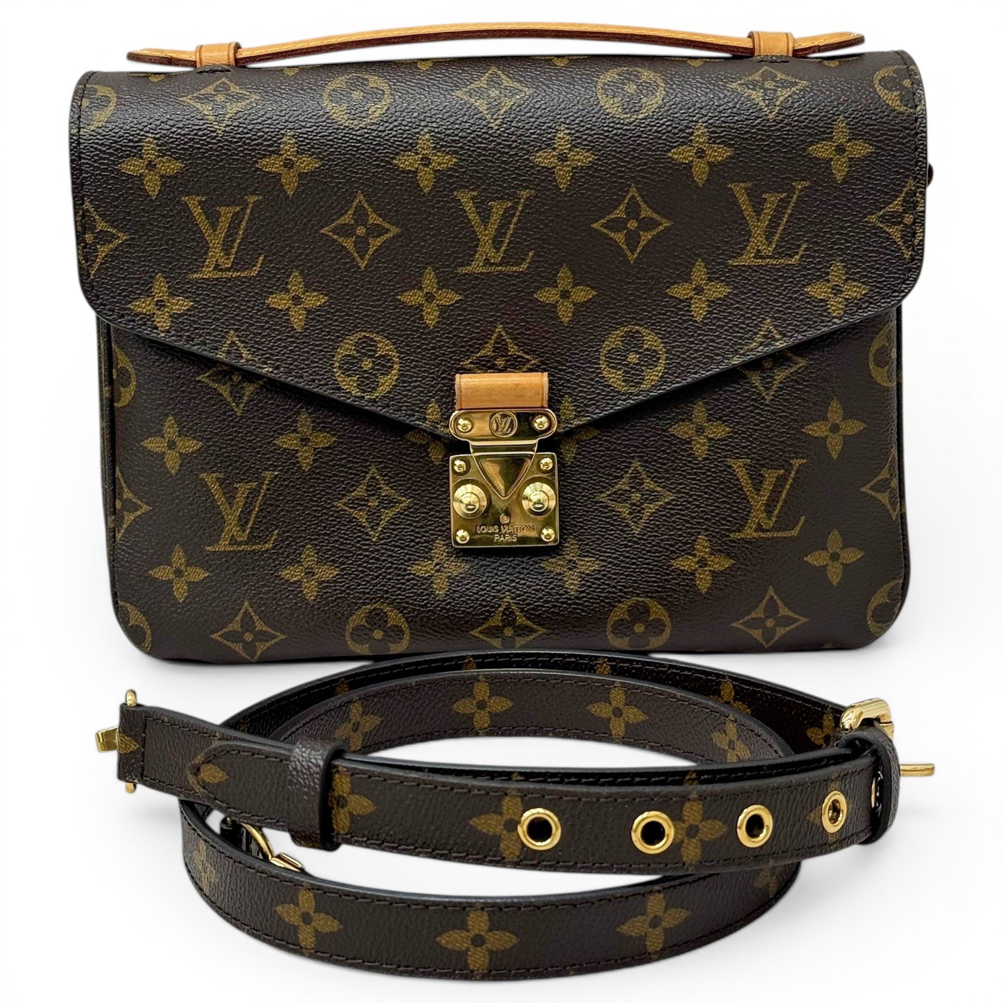 Metis leather handbag