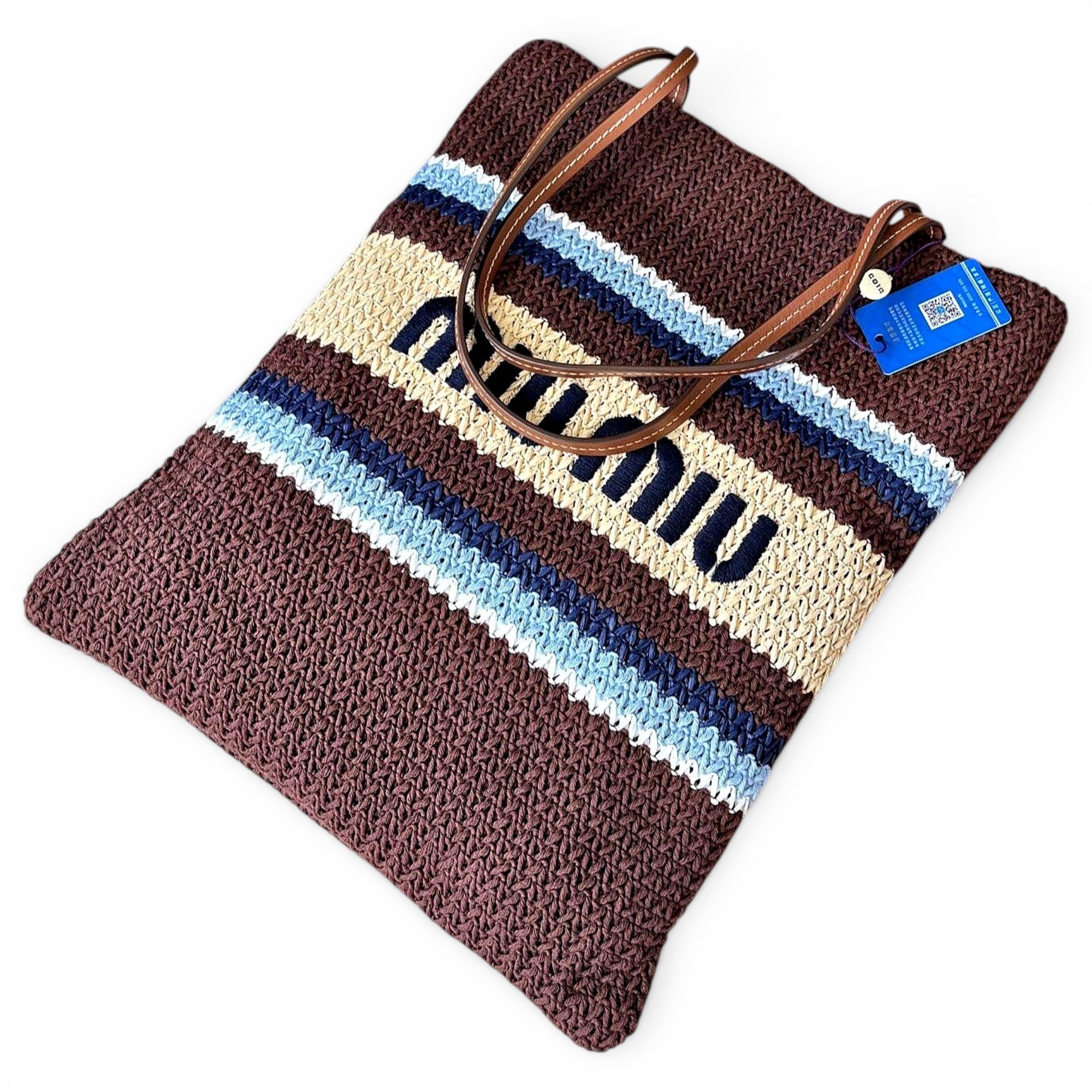 Leather tote