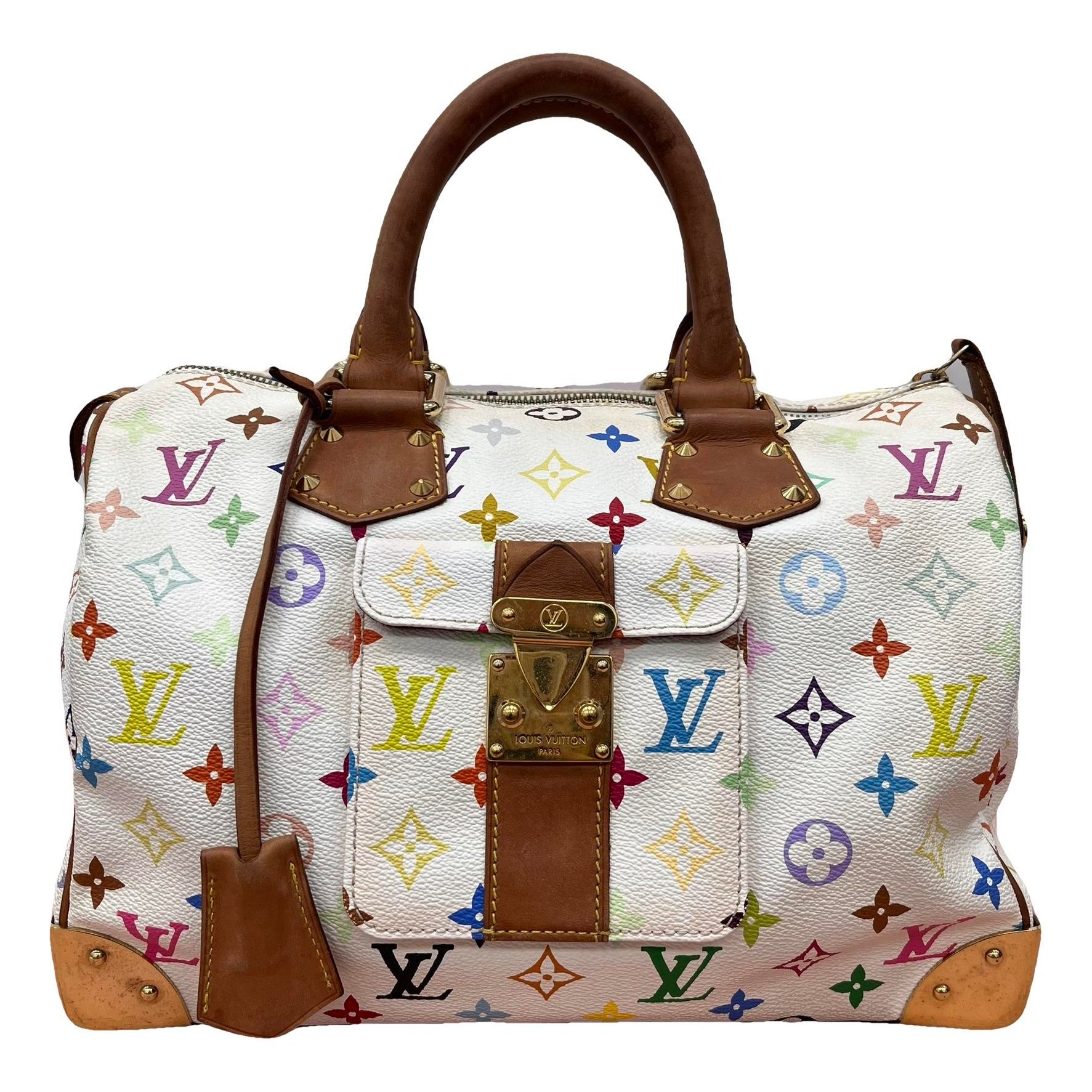 Speedy leather handbag