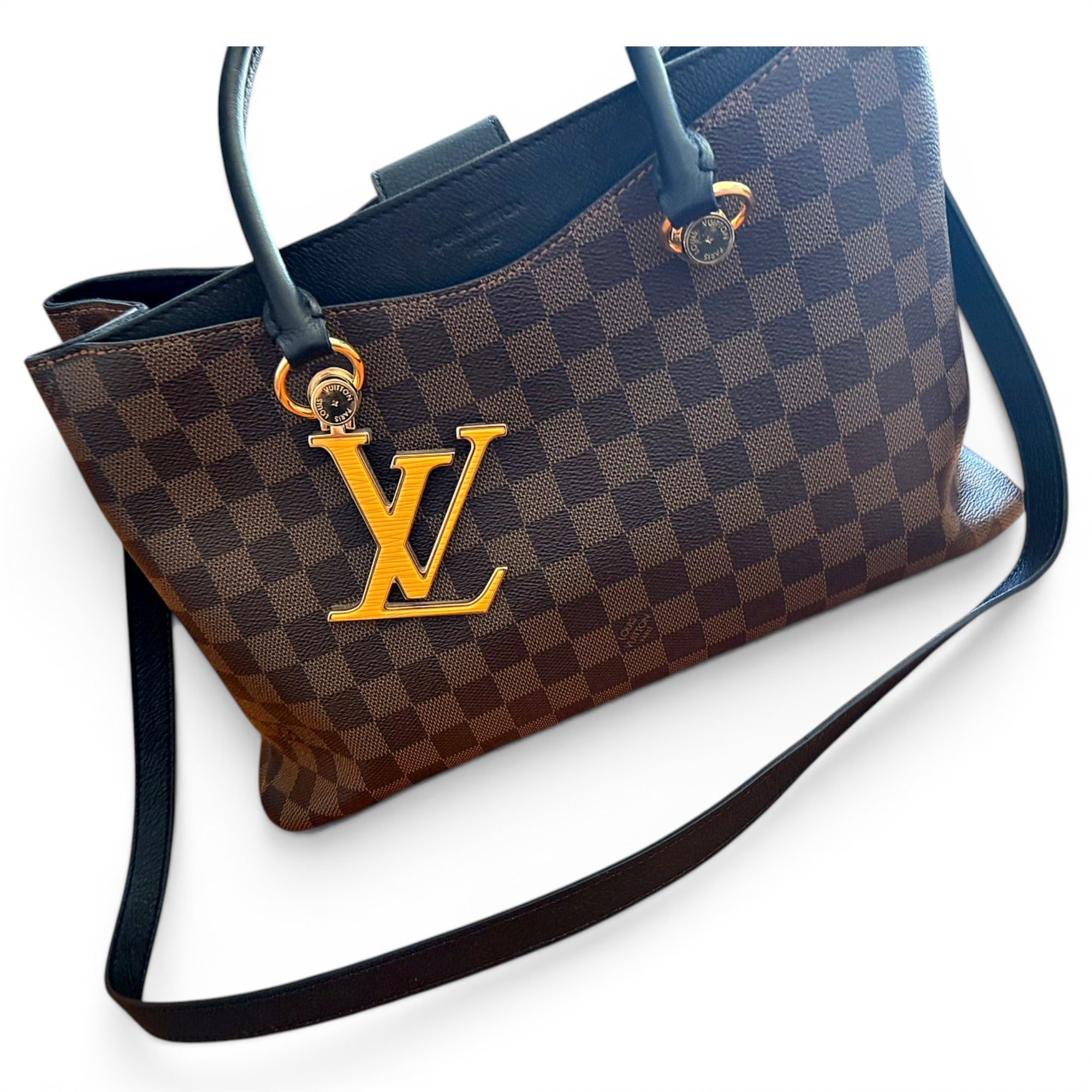 LV Riverside leather handbag