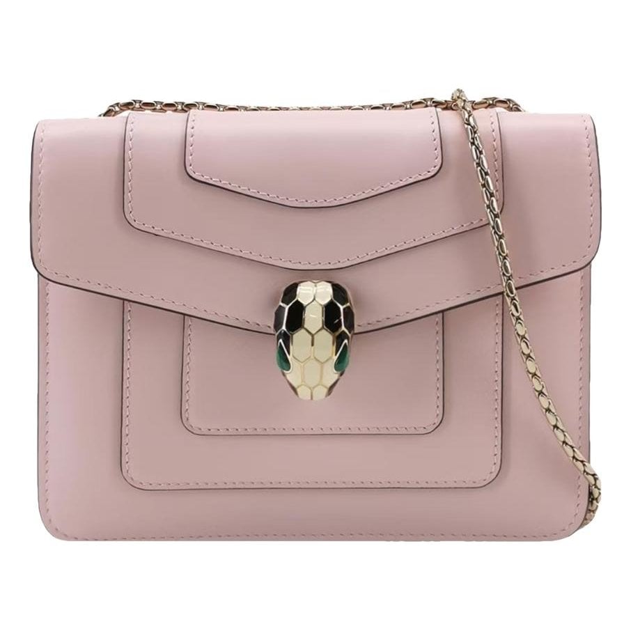 Serpenti leather handbag