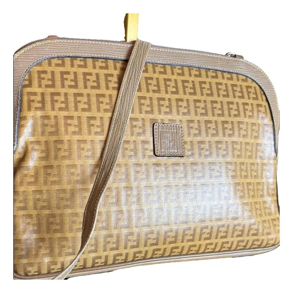 Double F leather handbag