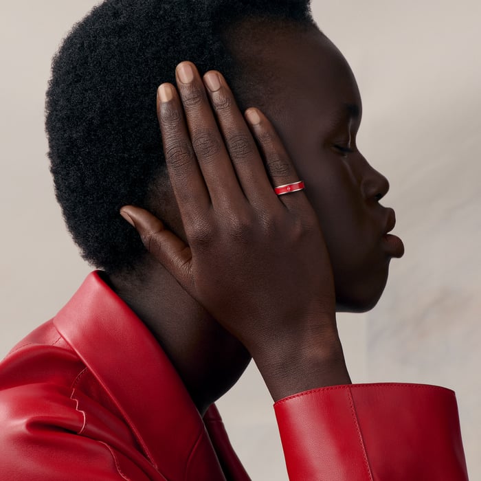 Rouge Amarante Uni Ring, Small Model