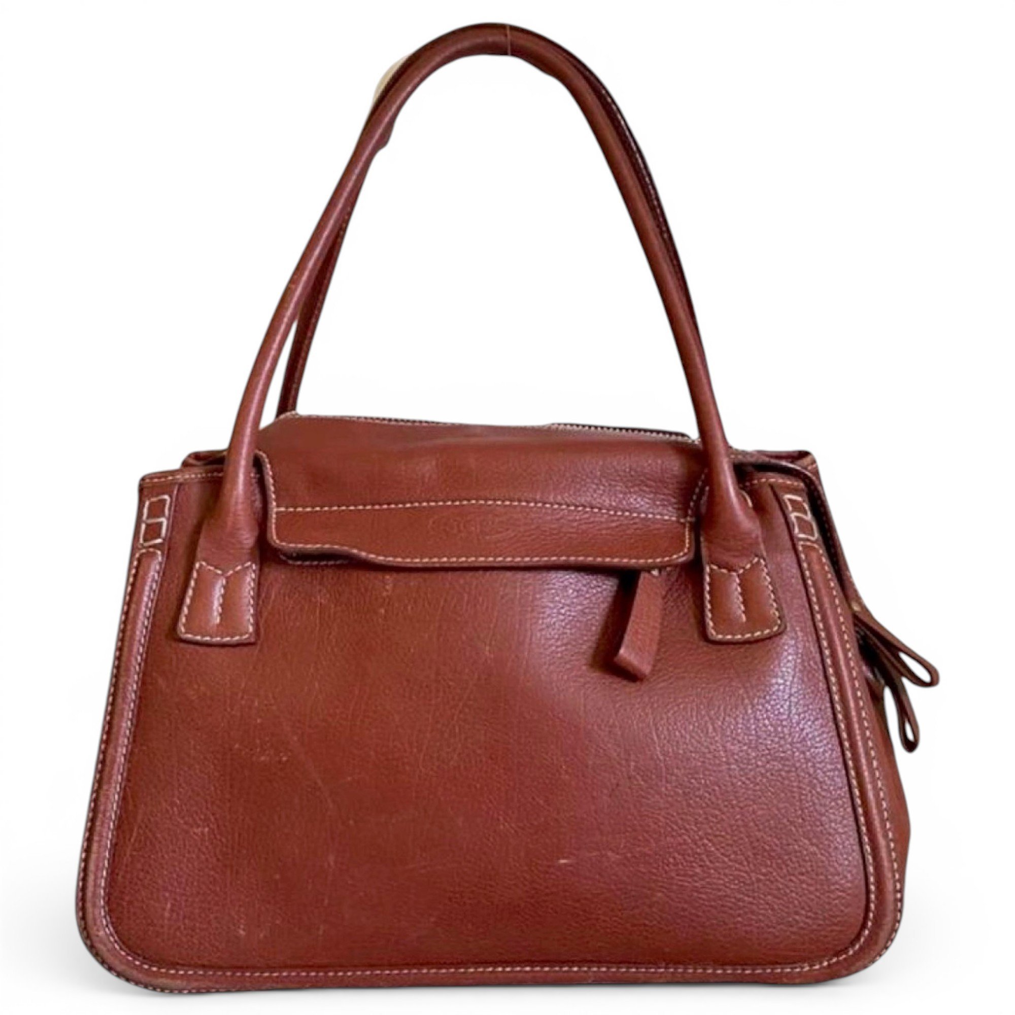 D Bag leather handbag