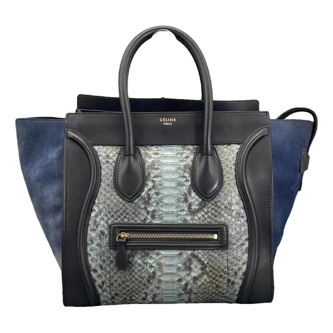Luggage leather handbag