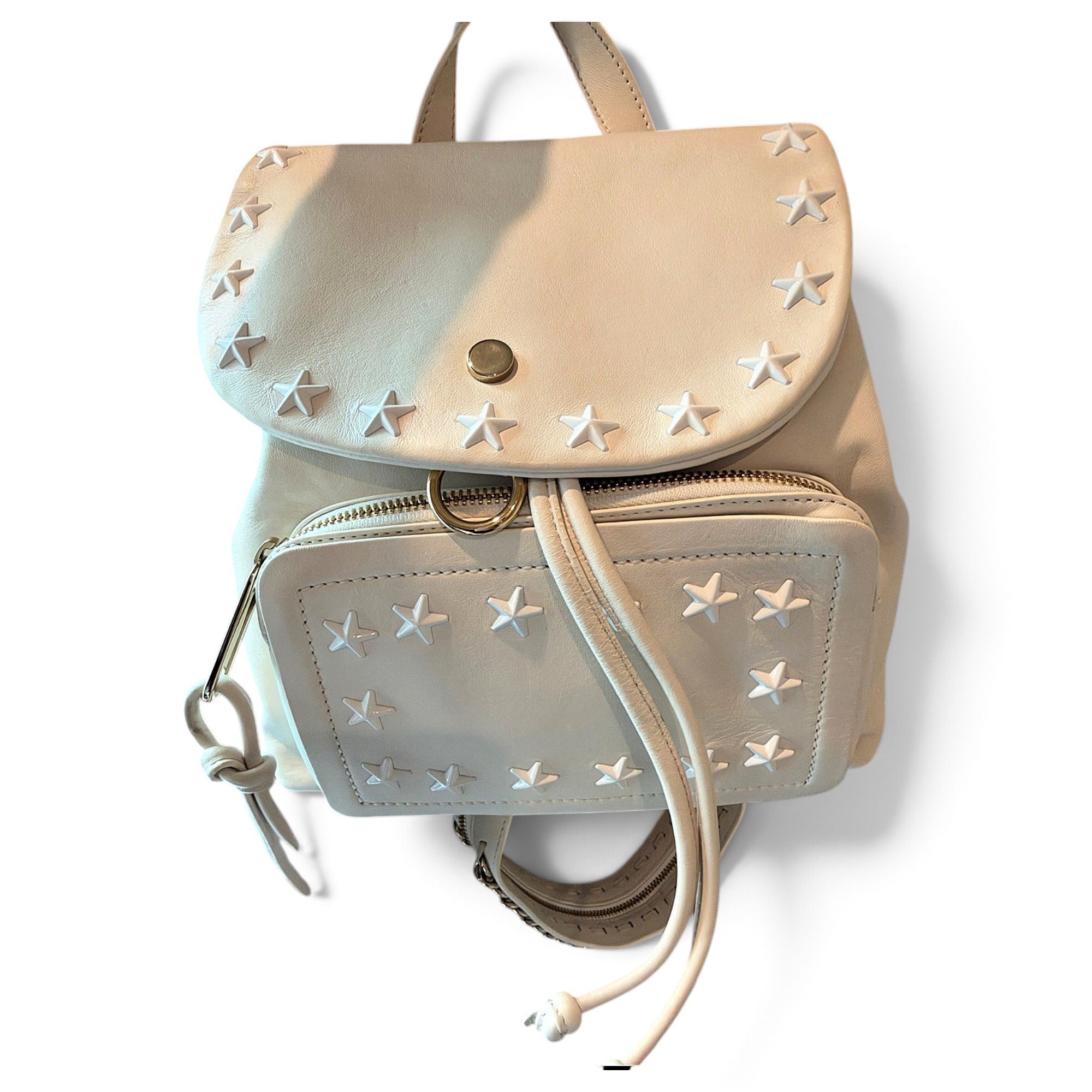 Leather backpack