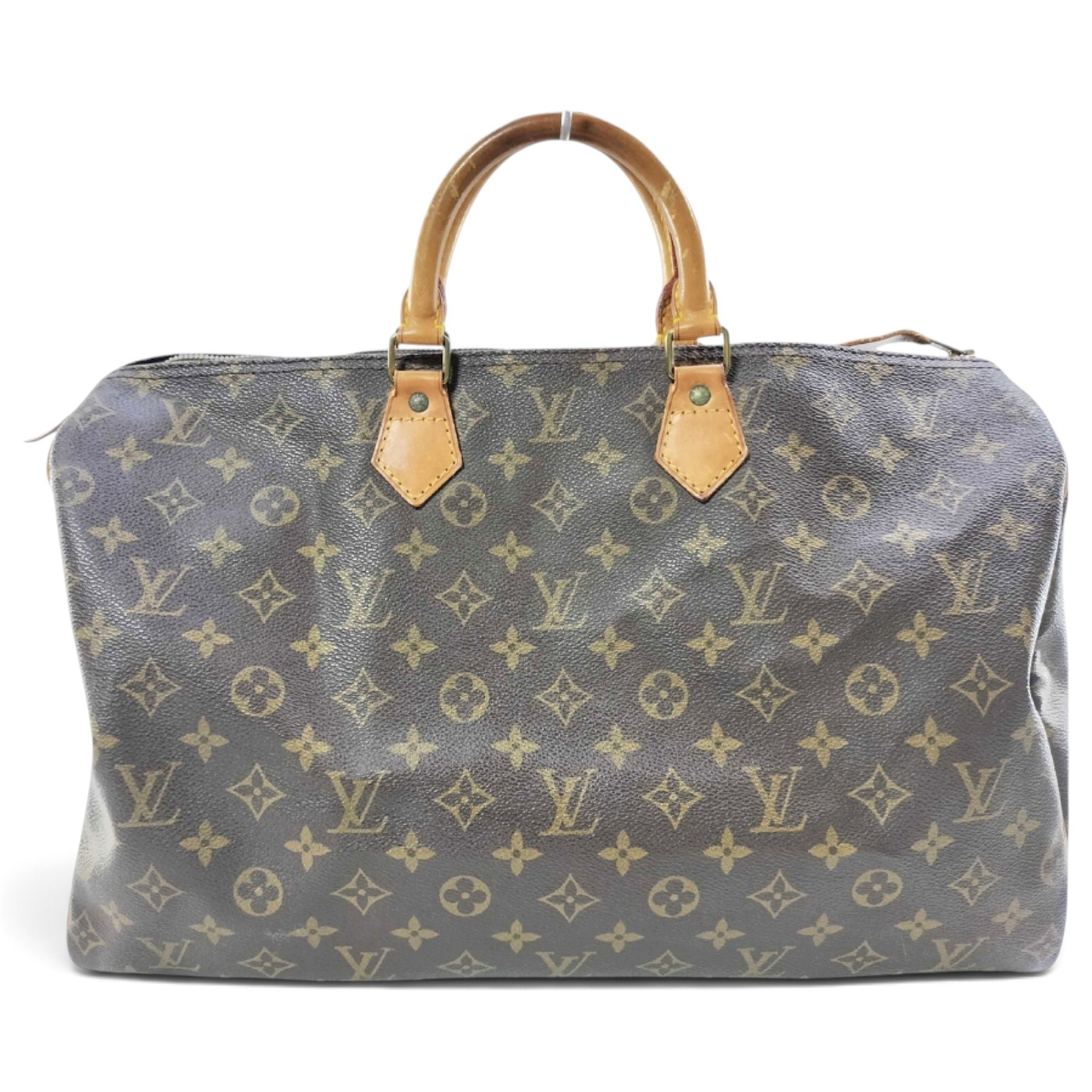 Speedy leather handbag