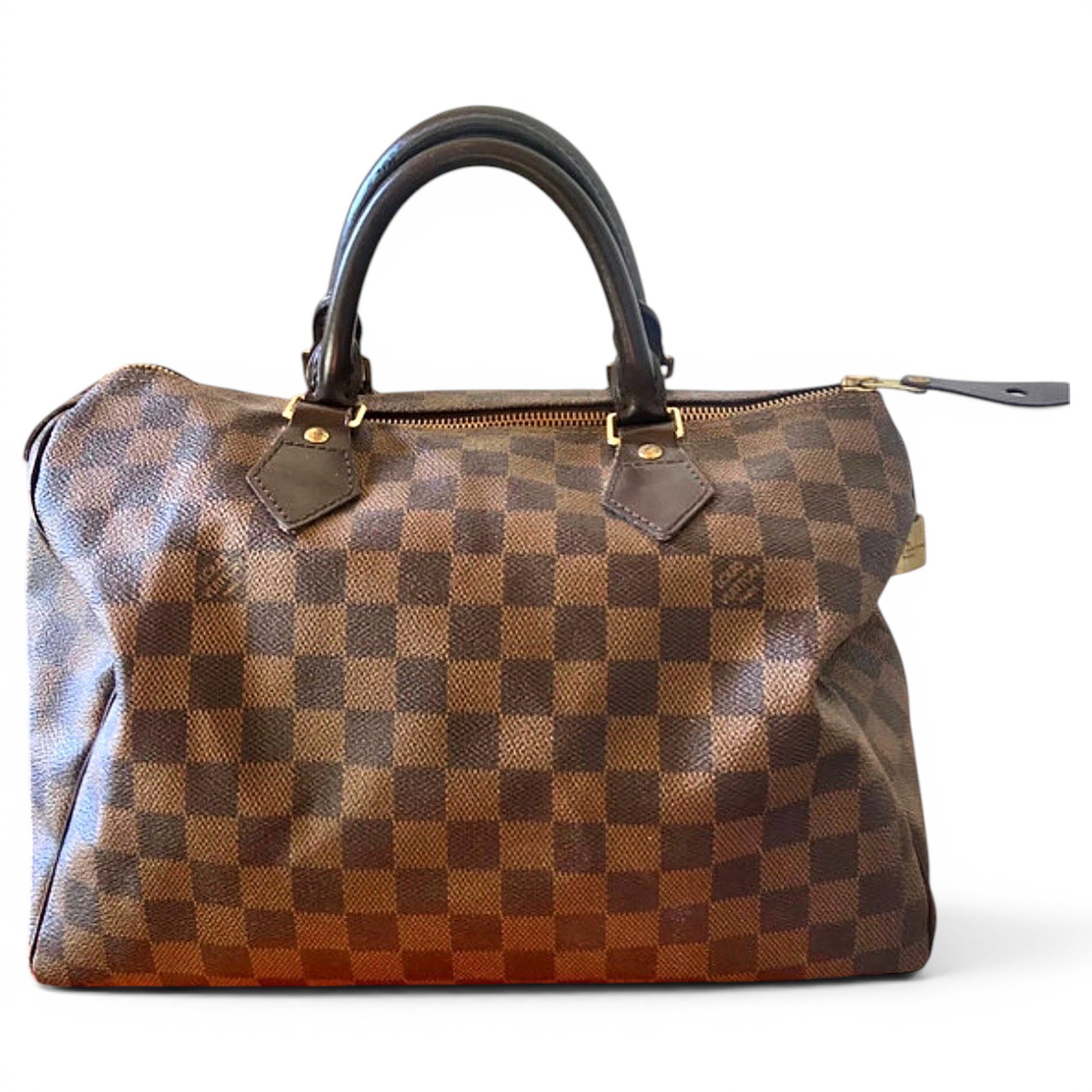 Speedy leather handbag