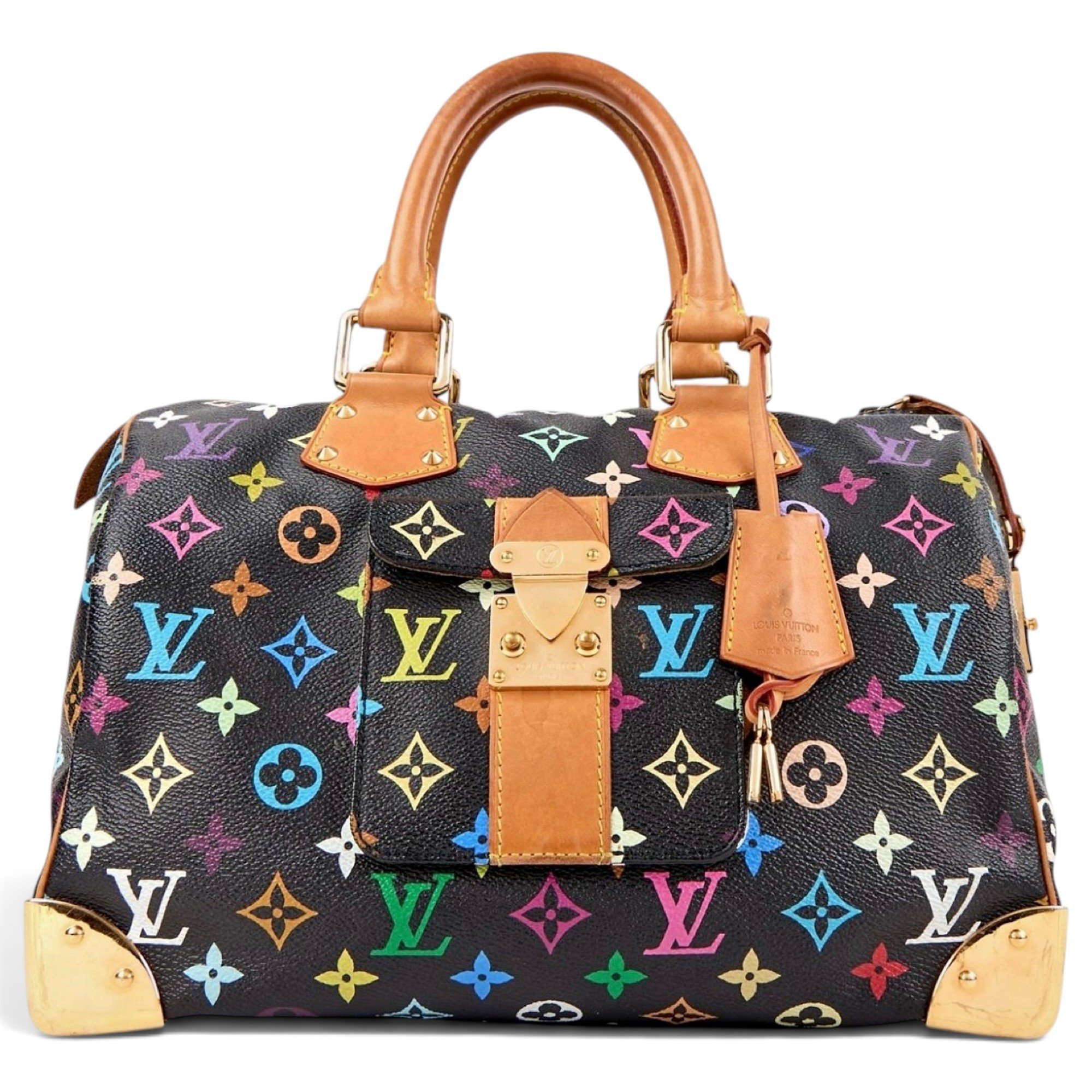 Speedy leather bowling bag