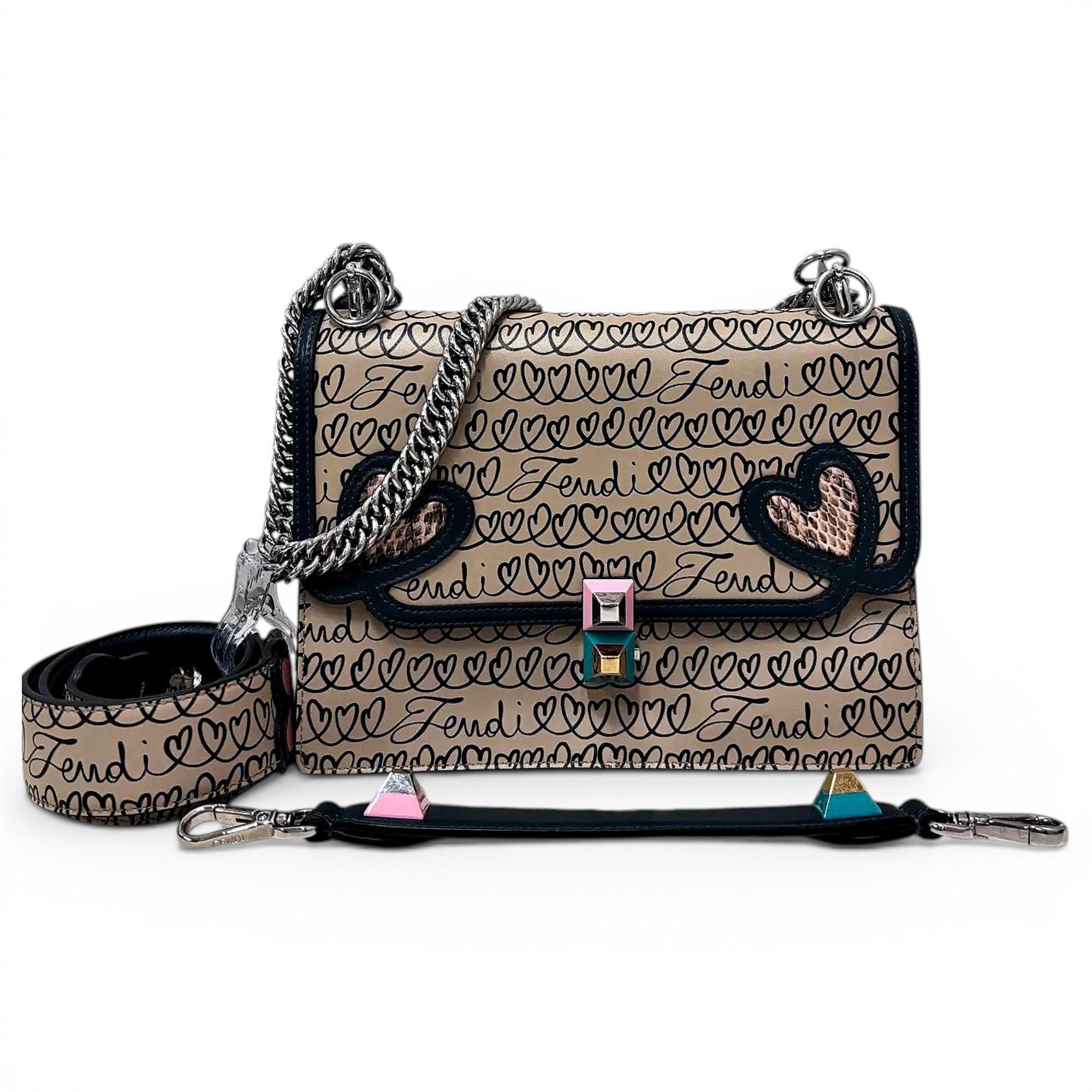 Kan I leather crossbody bag