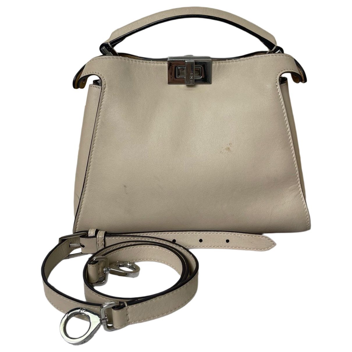 Peekaboo leather handbag