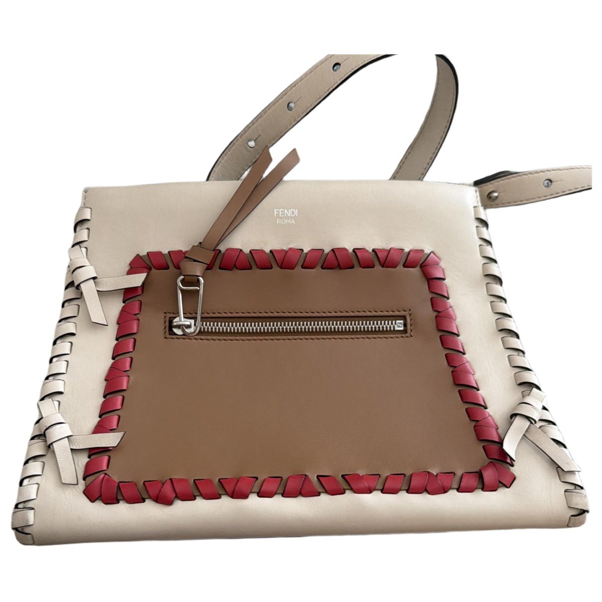 Runaway leather handbag