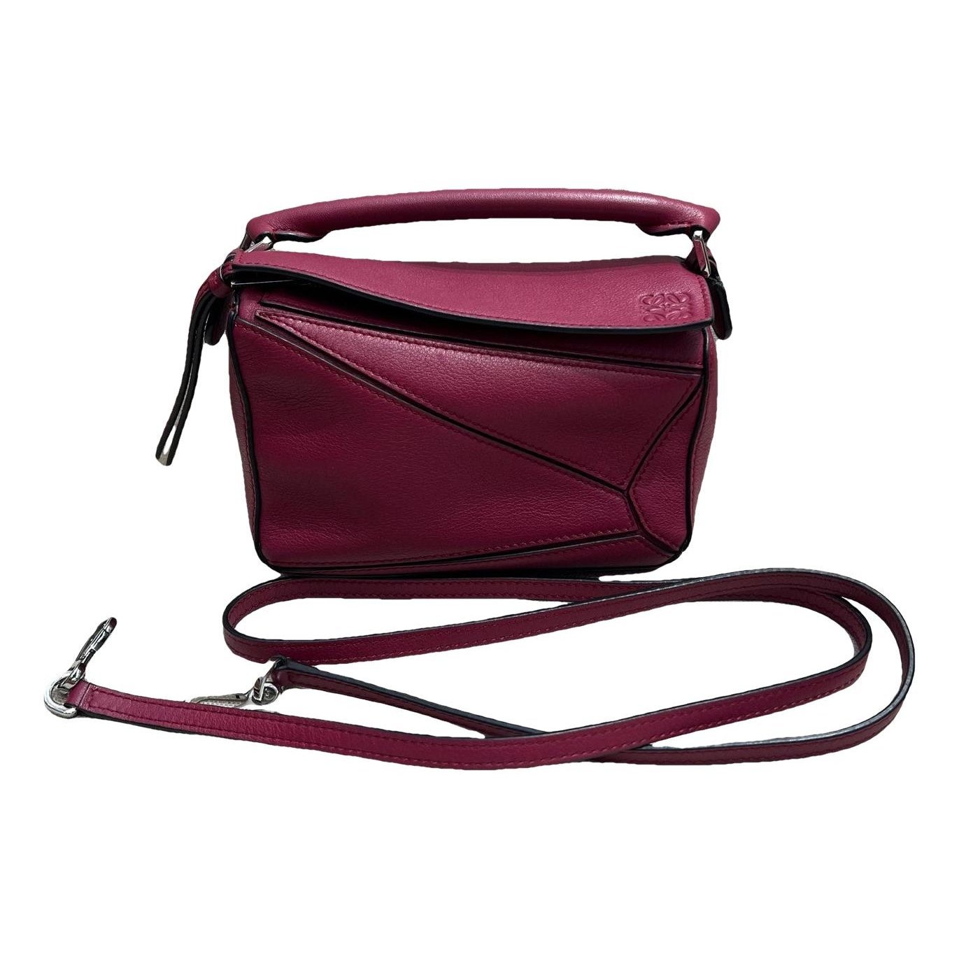 Puzzle leather mini bag