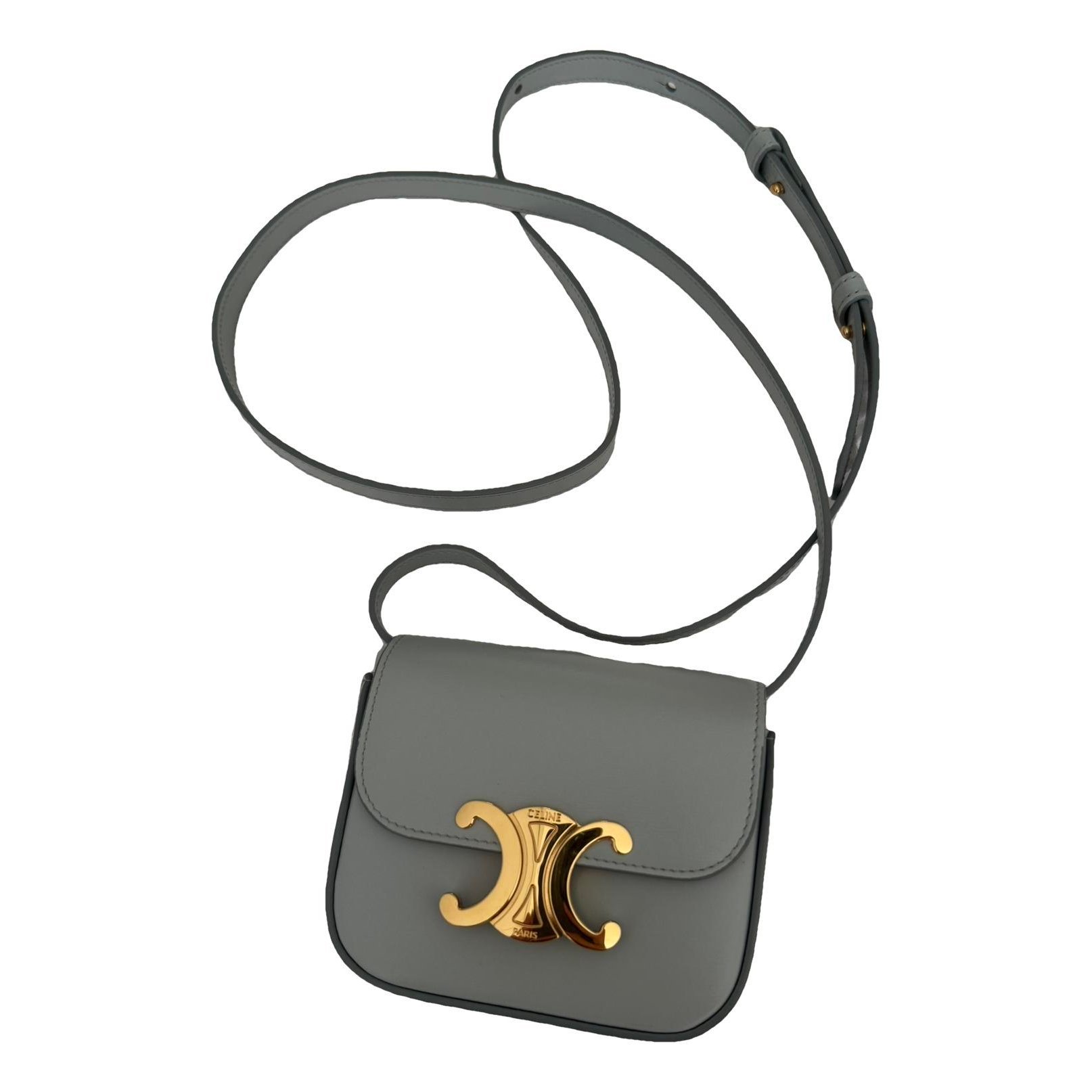 Triomphe leather handbag