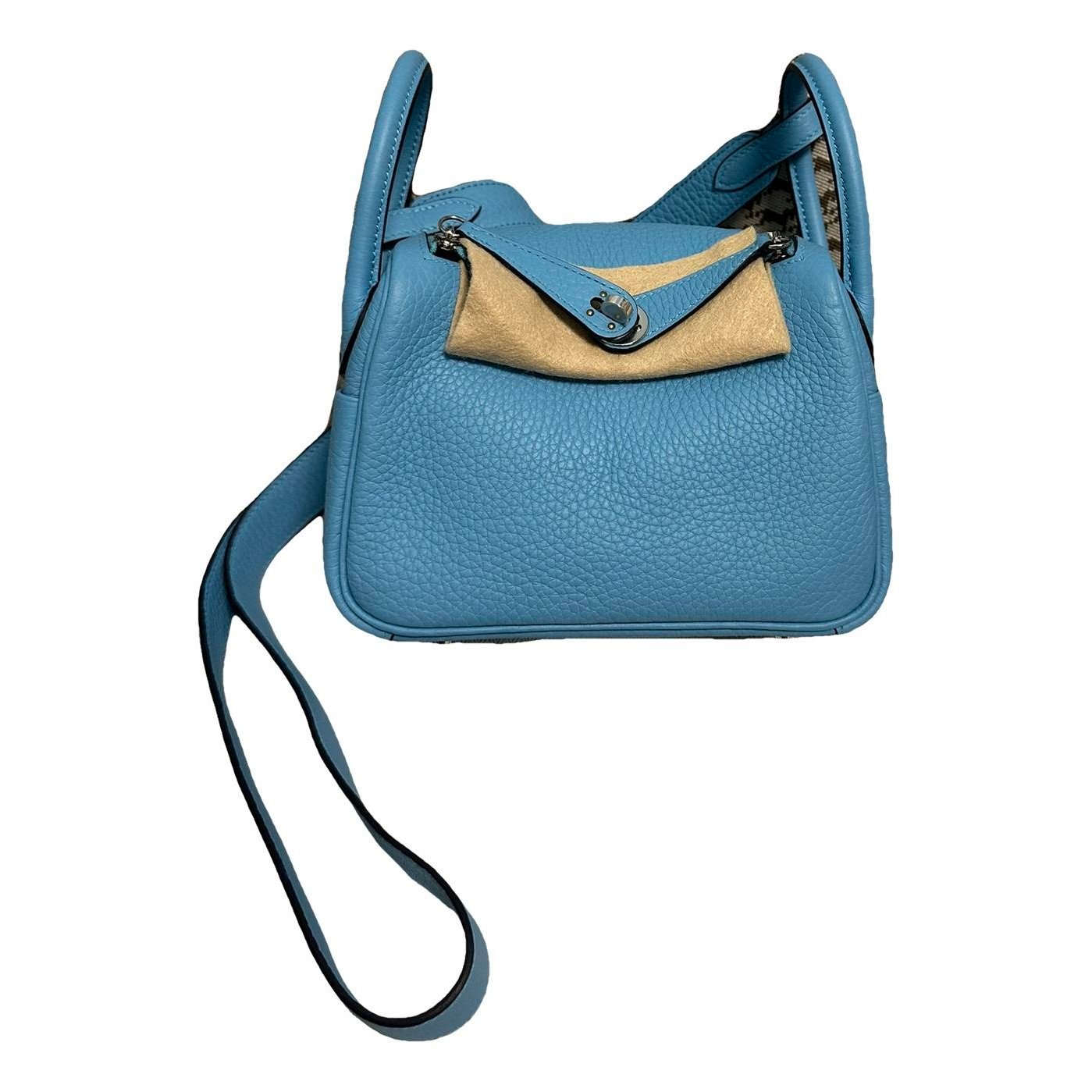 Hermes Lindy Handbag Clemence Leather