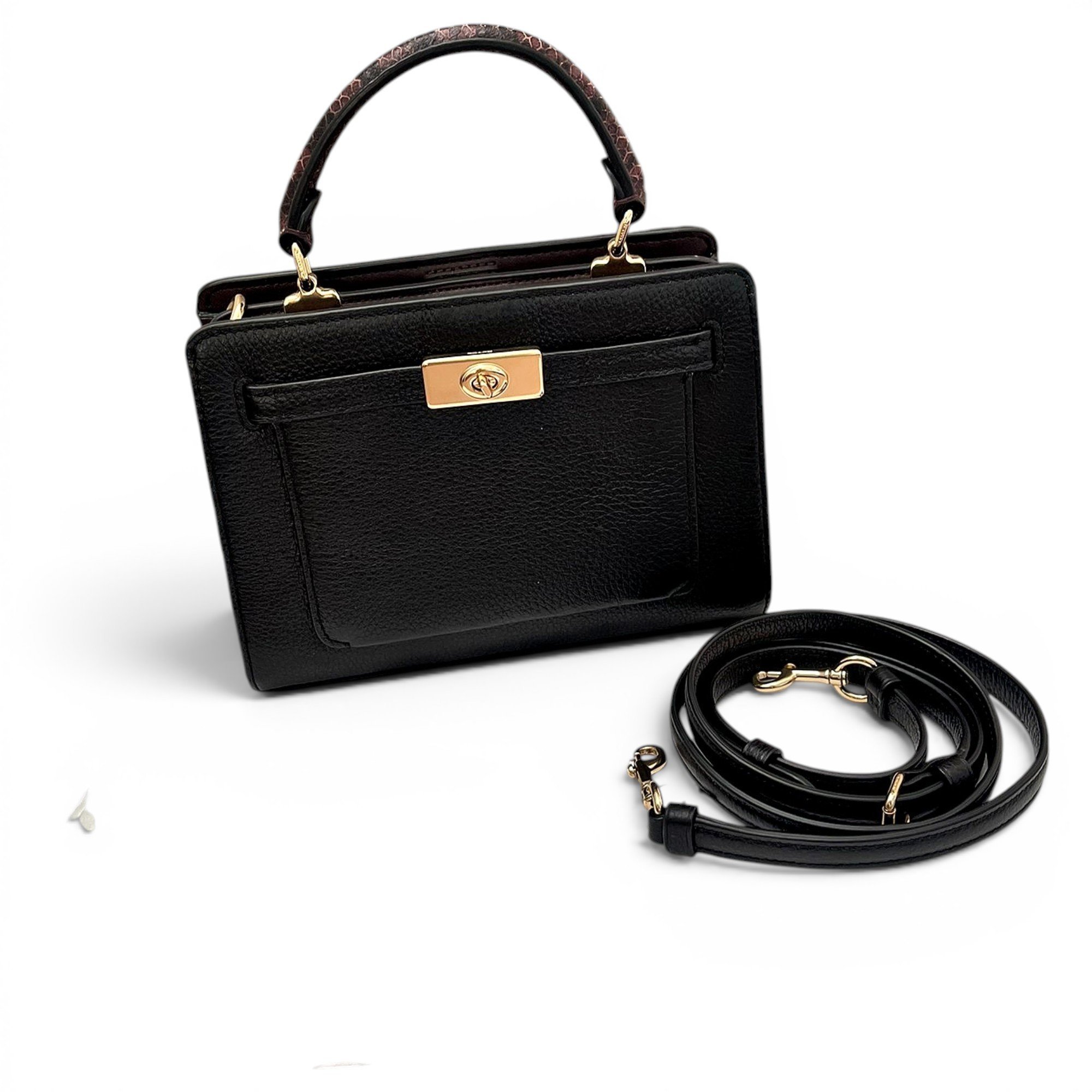 Leather handbag