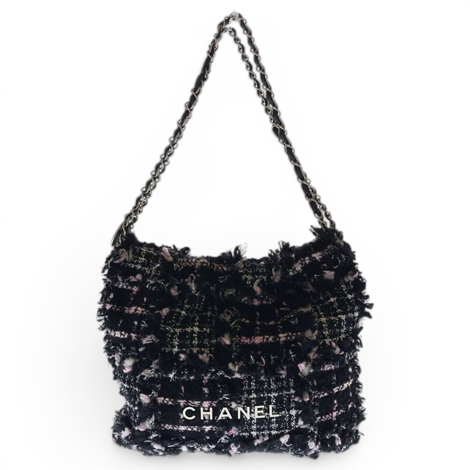 Chanel 22 tweed tote