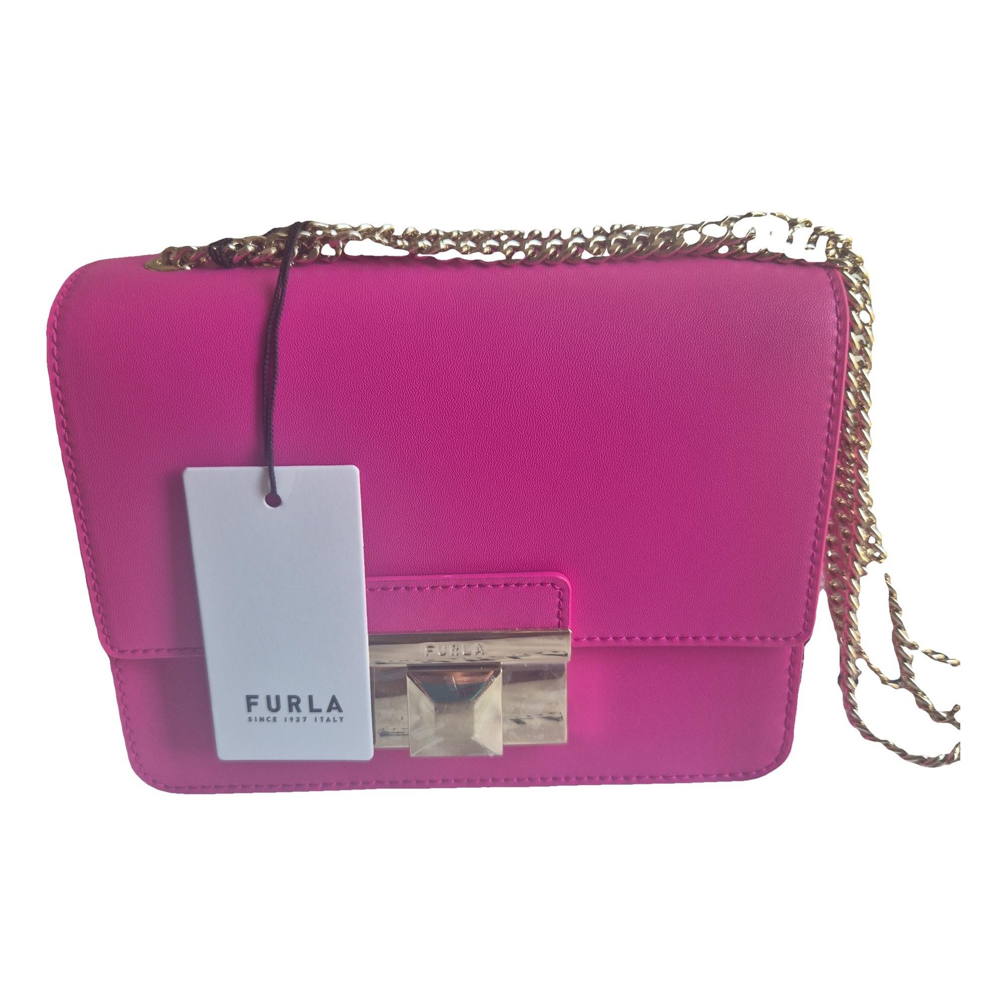 Metropolis leather clutch bag
