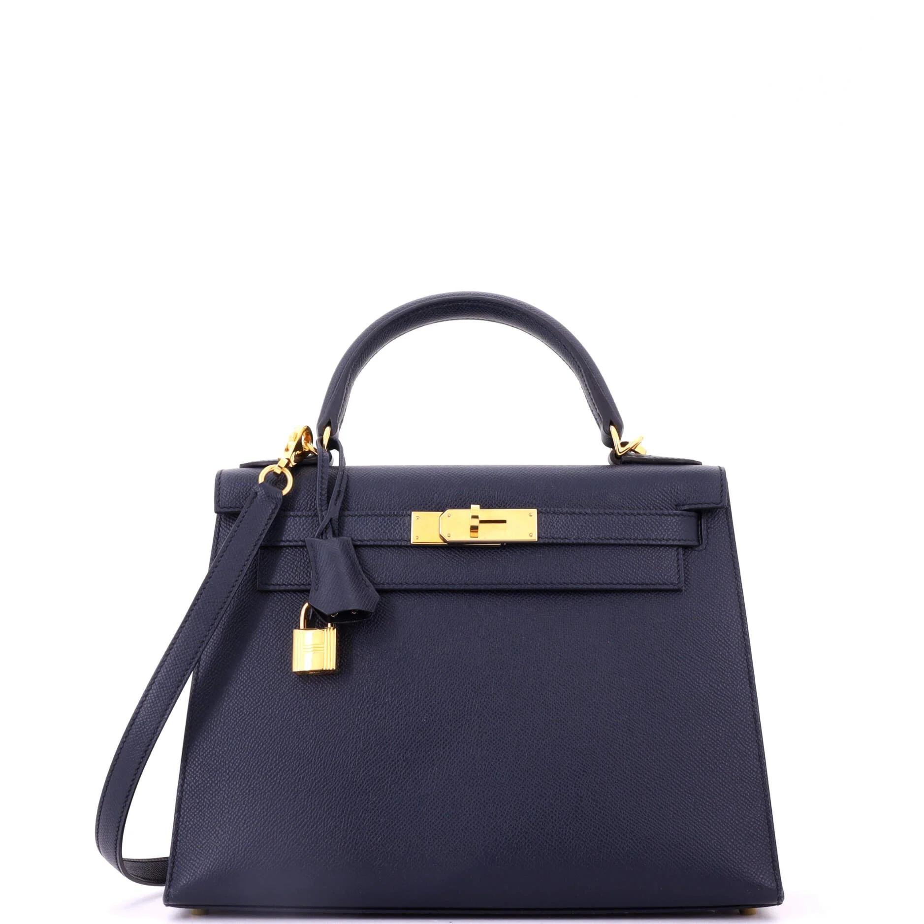 Kelly 28 leather handbag