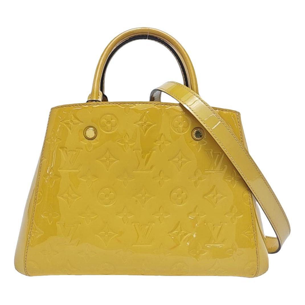 Montaigne patent leather handbag