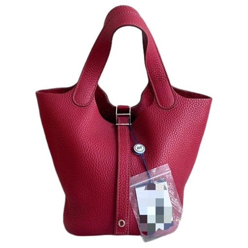 Picotin leather handbag