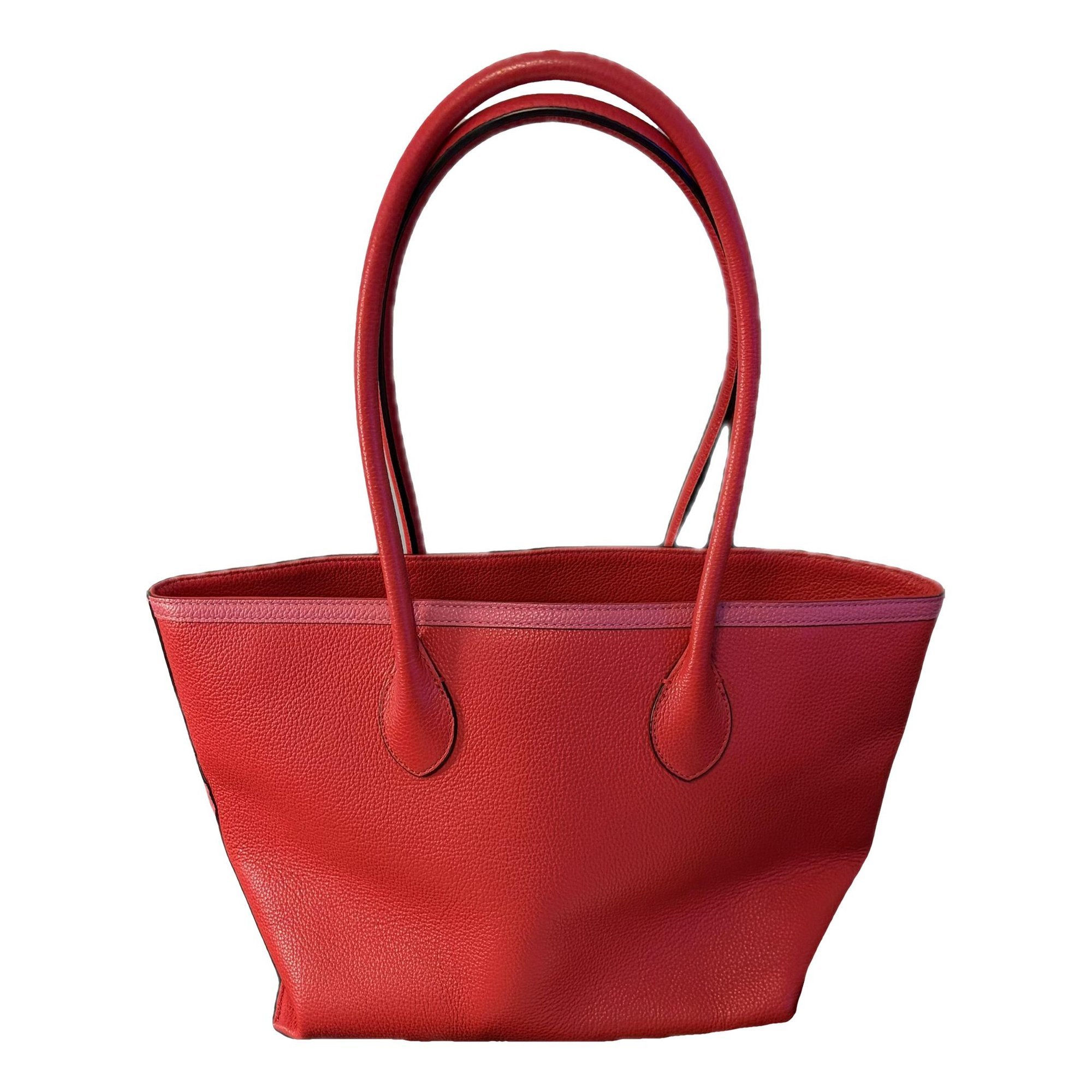 Leather tote