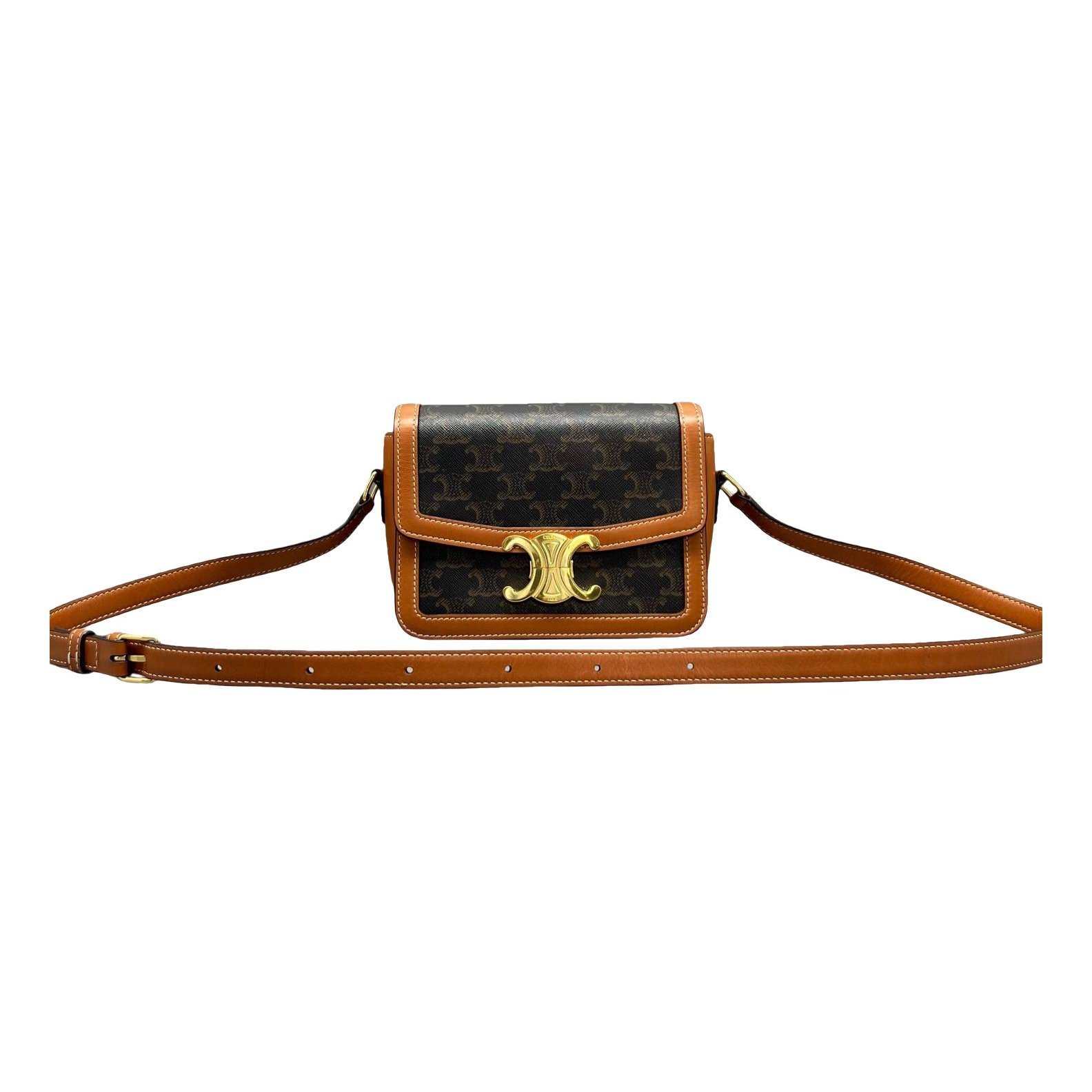 Triomphe cloth crossbody bag