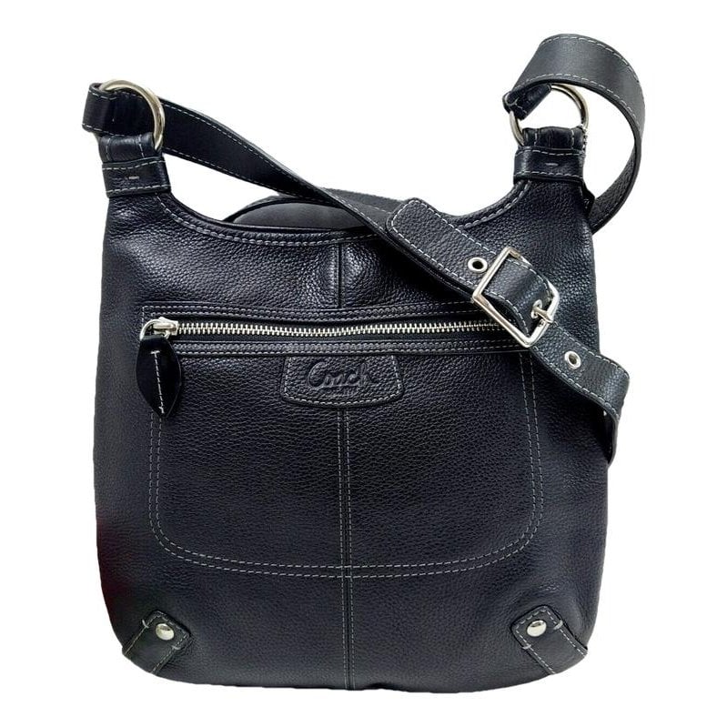 Leather crossbody bag