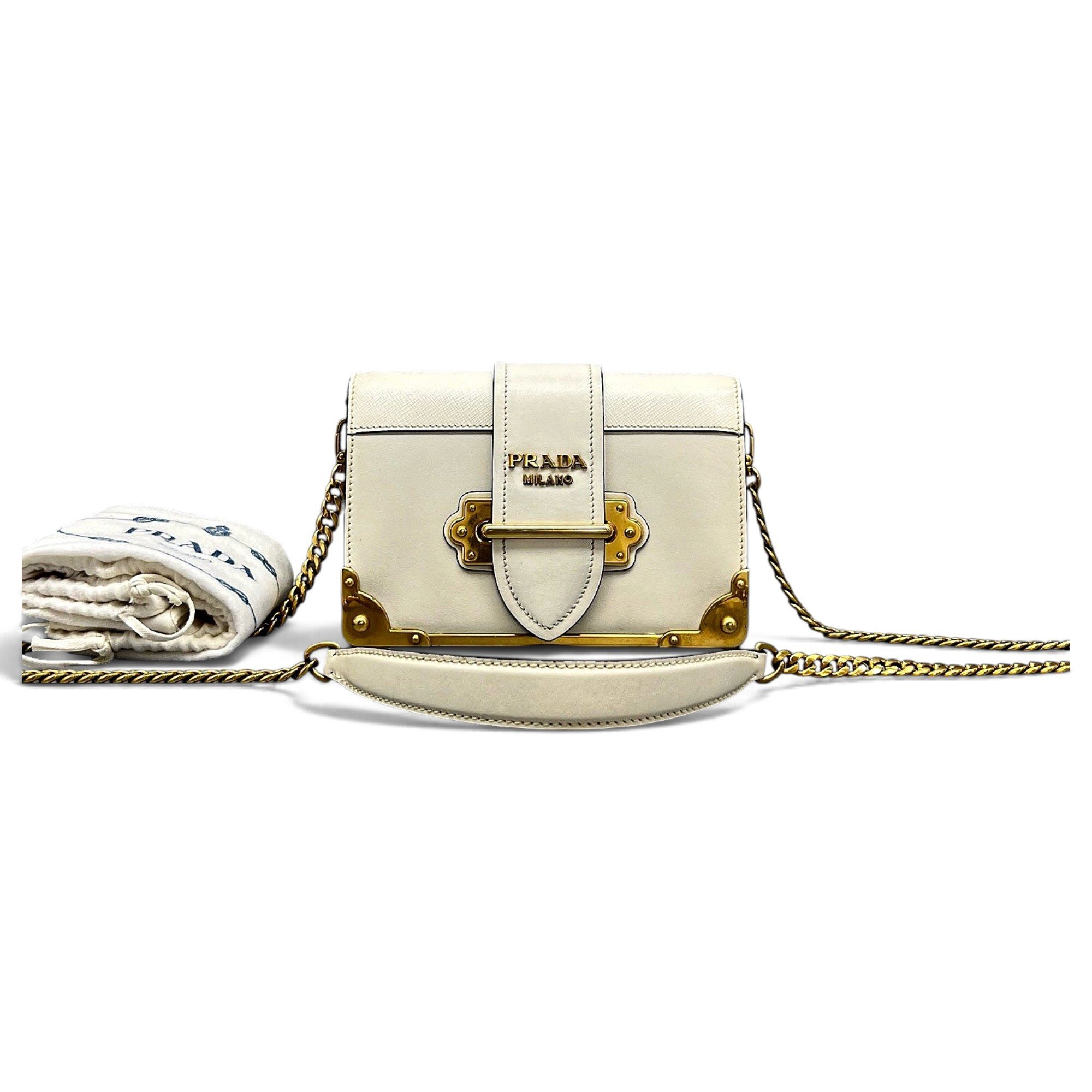 Cahier leather crossbody bag