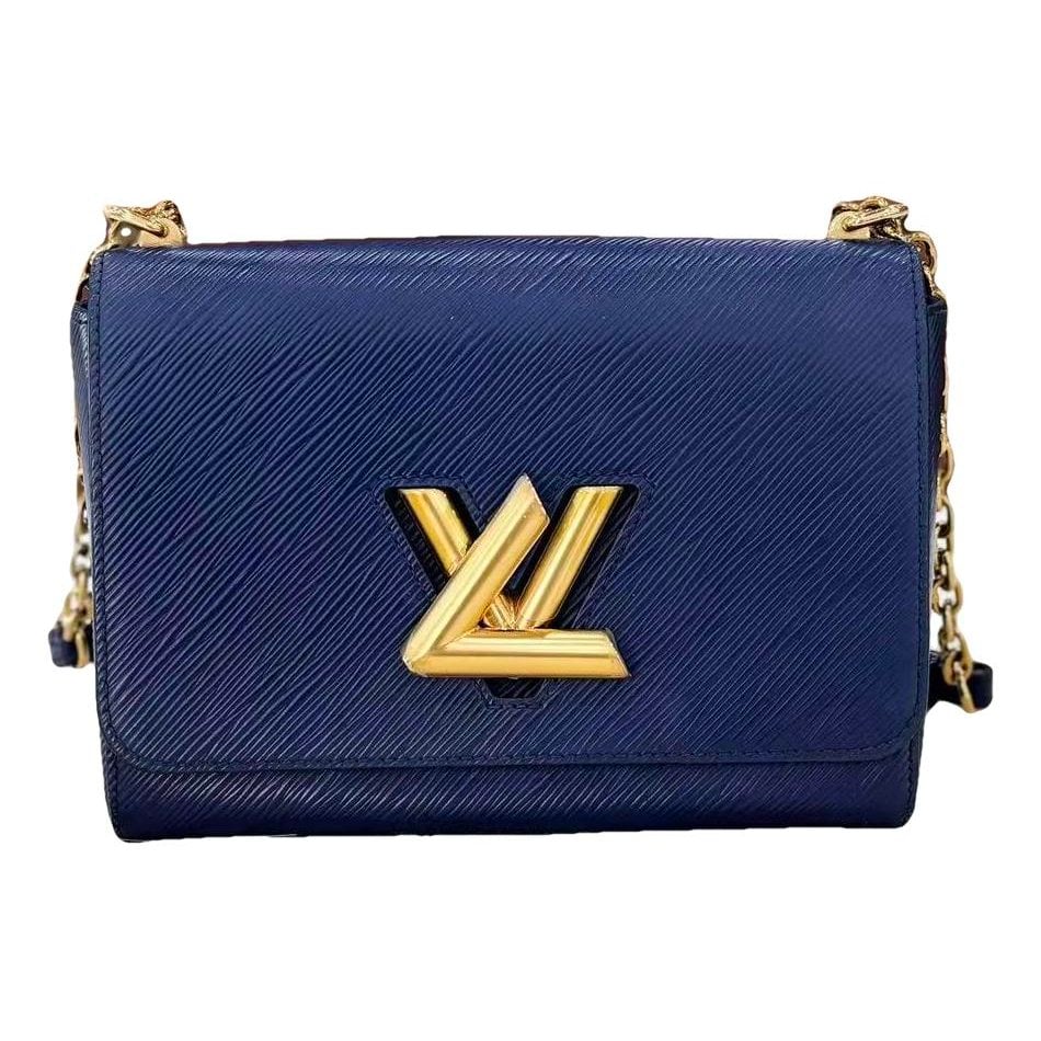 Twist leather handbag