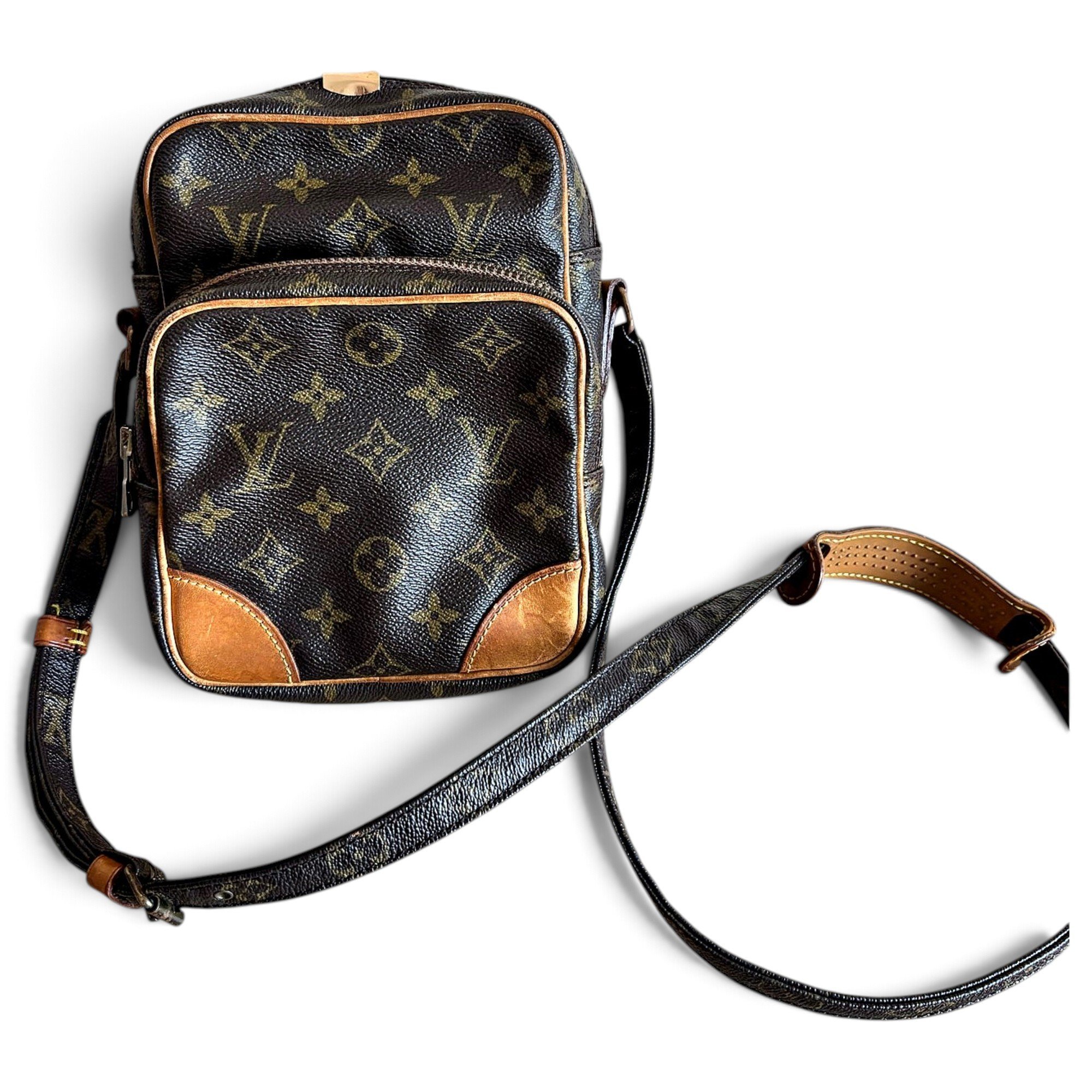 Danube leather crossbody bag
