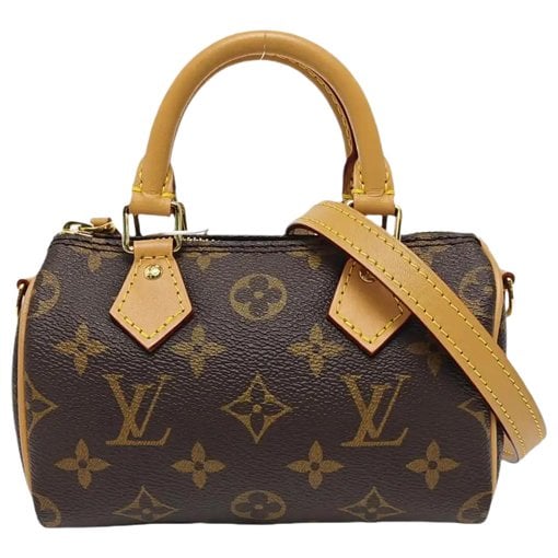 Nano Speedy / Mini HL leather handbag