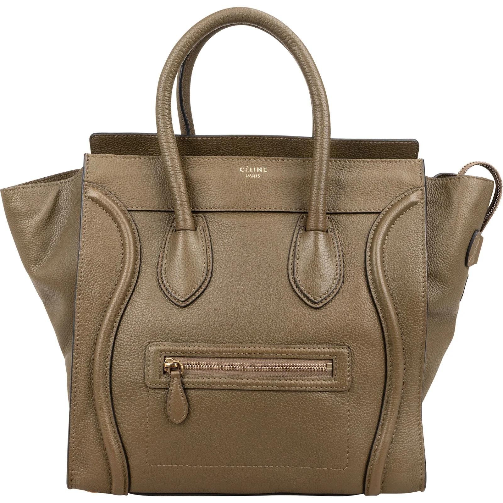 Luggage leather handbag