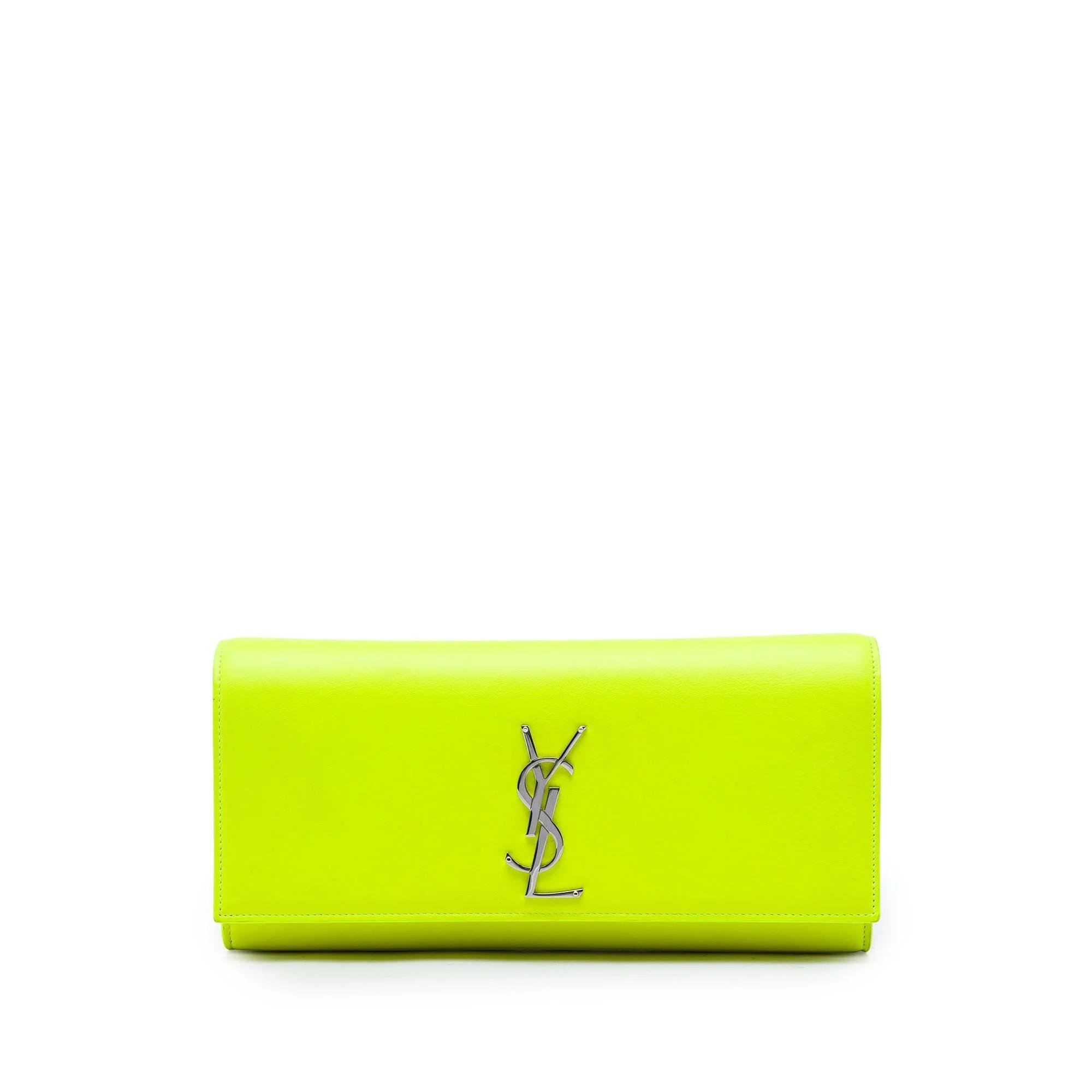 Cassandre leather clutch bag