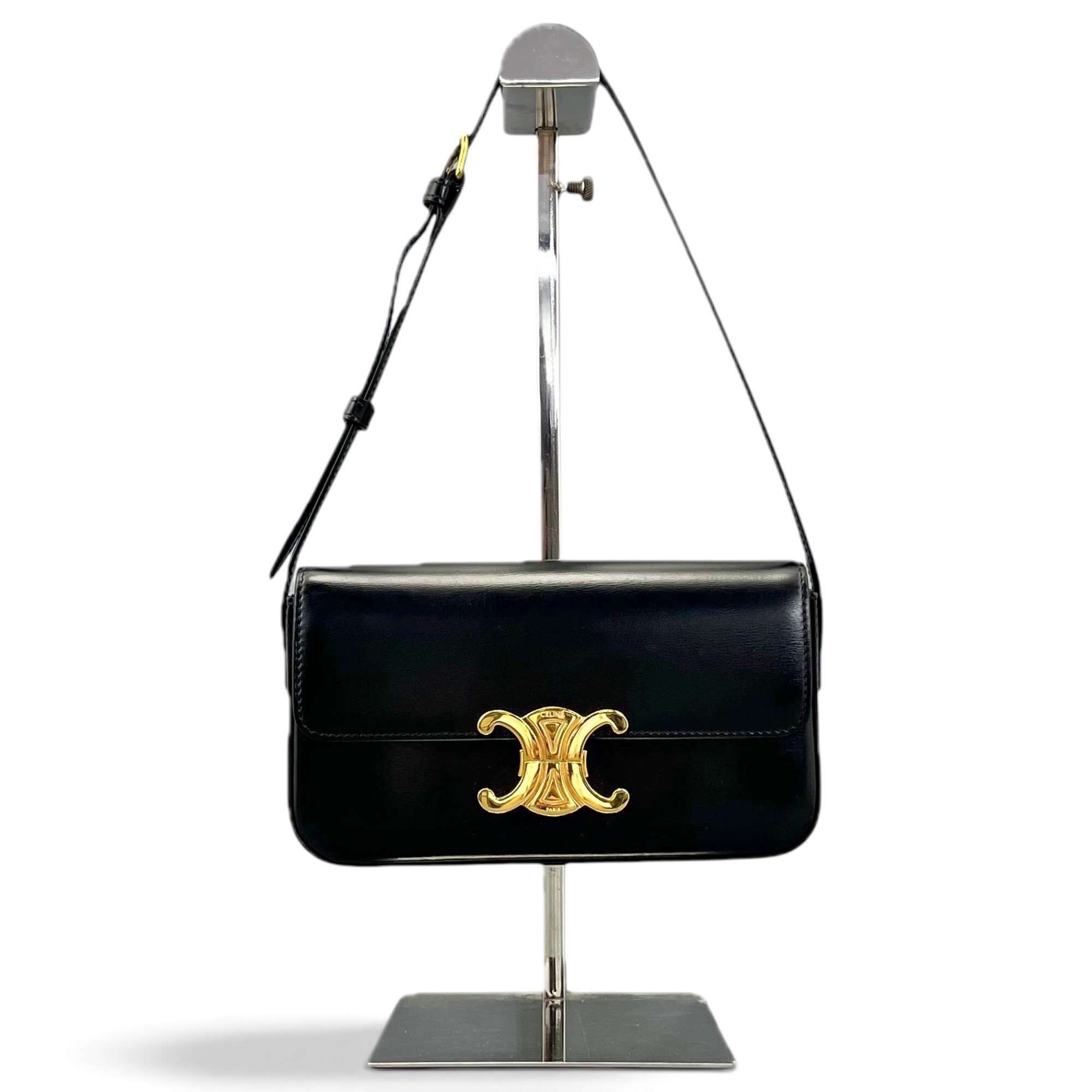 Triomphe Long leather handbag