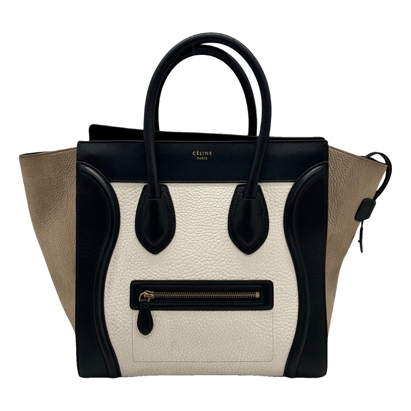 Luggage leather handbag