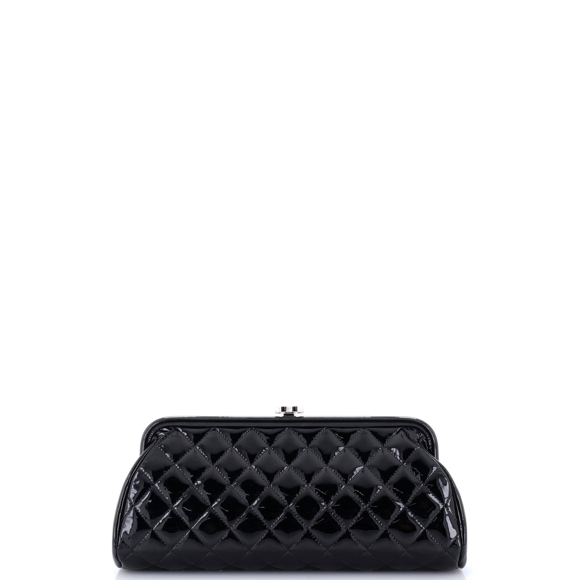 Timeless/Classique patent leather clutch bag