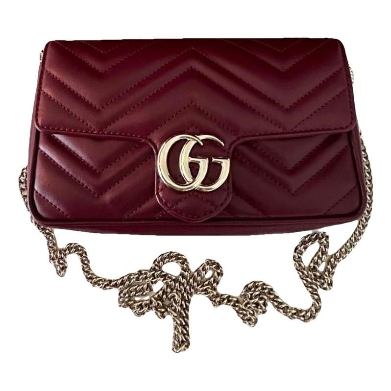 GG Marmont Accordion leather handbag
