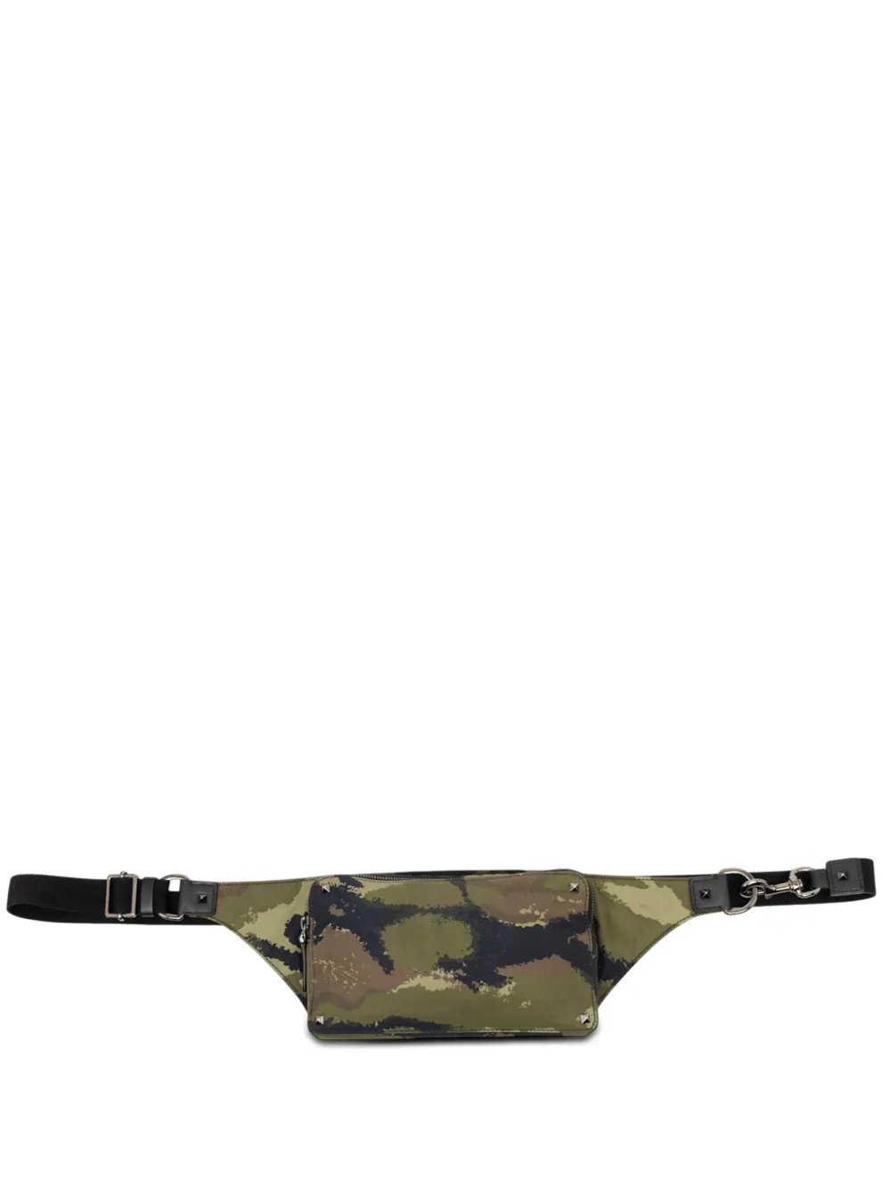 Valentino Garavani 2018-2026 Nylon Rockstud Camouflage belt bag