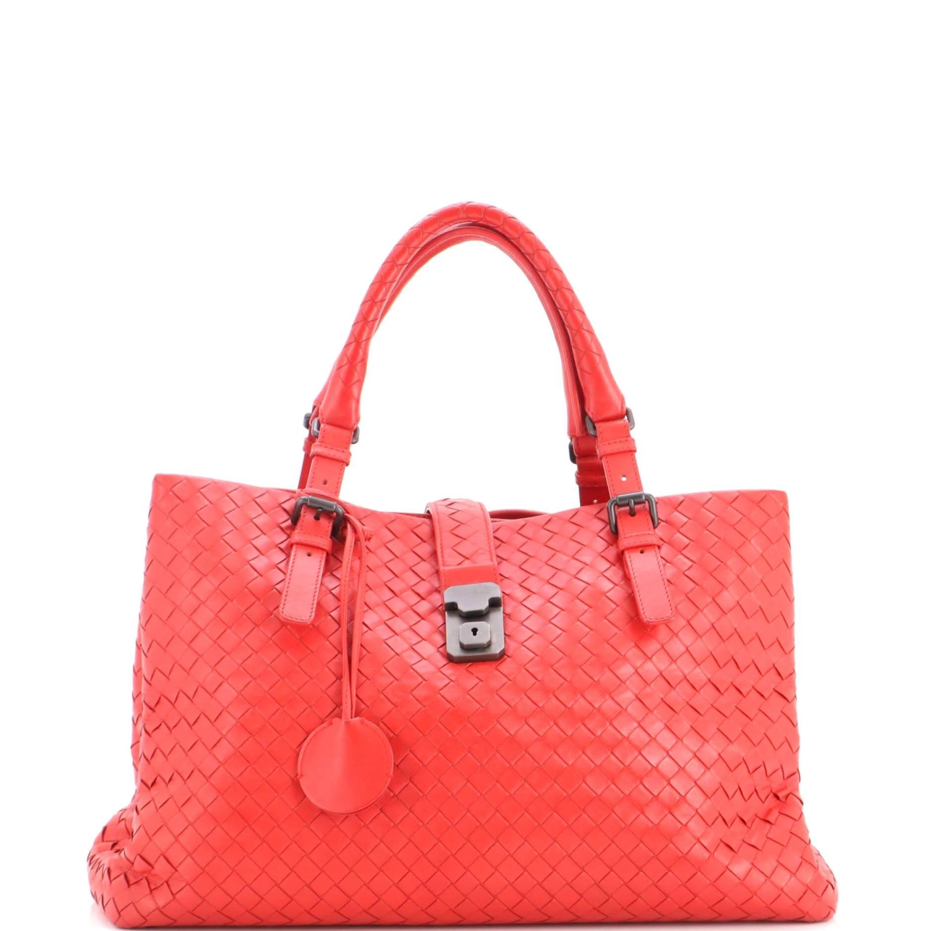 Leather tote