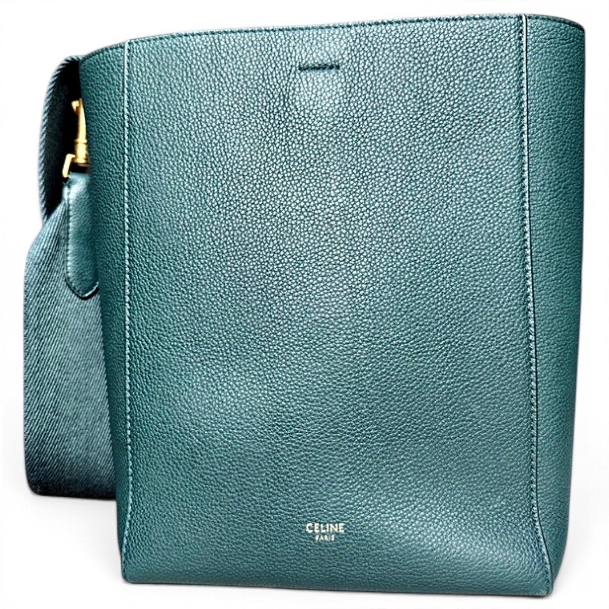 Seau Sangle leather handbag