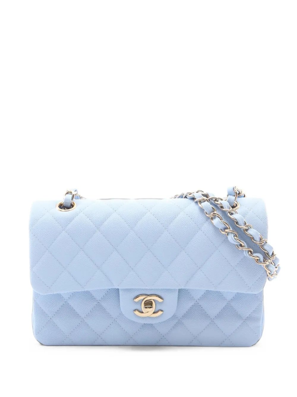 2021s Double Flap matelassé leather shoulder bag