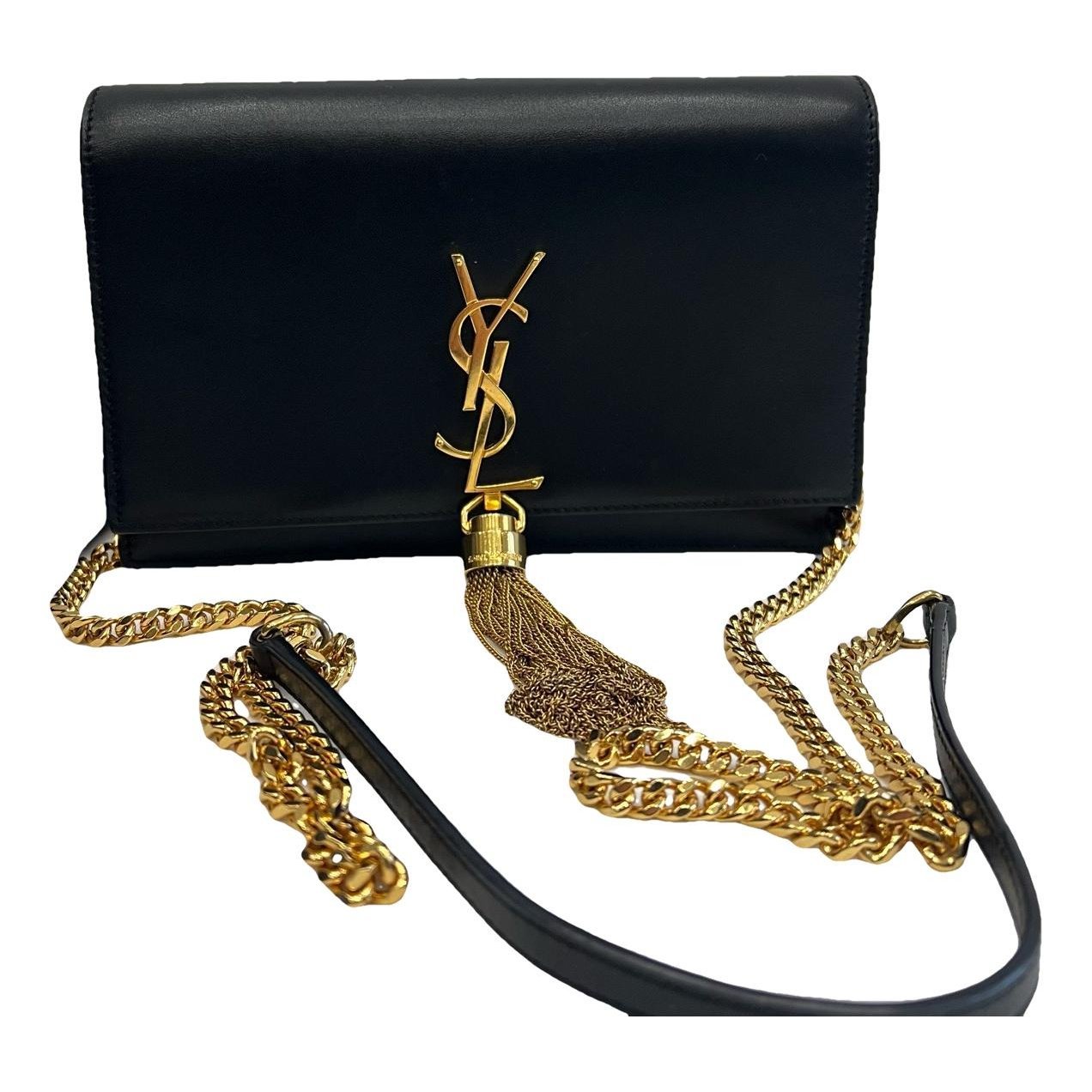 Pompom Kate leather handbag