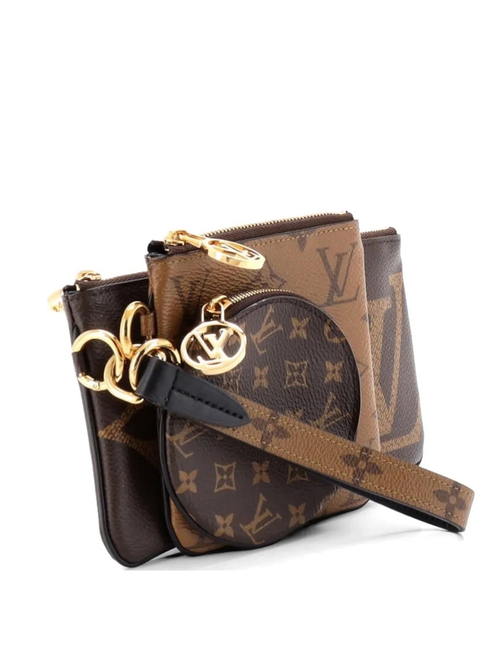 Trio Pouch Set Reverse Monogram Giant clutch bag