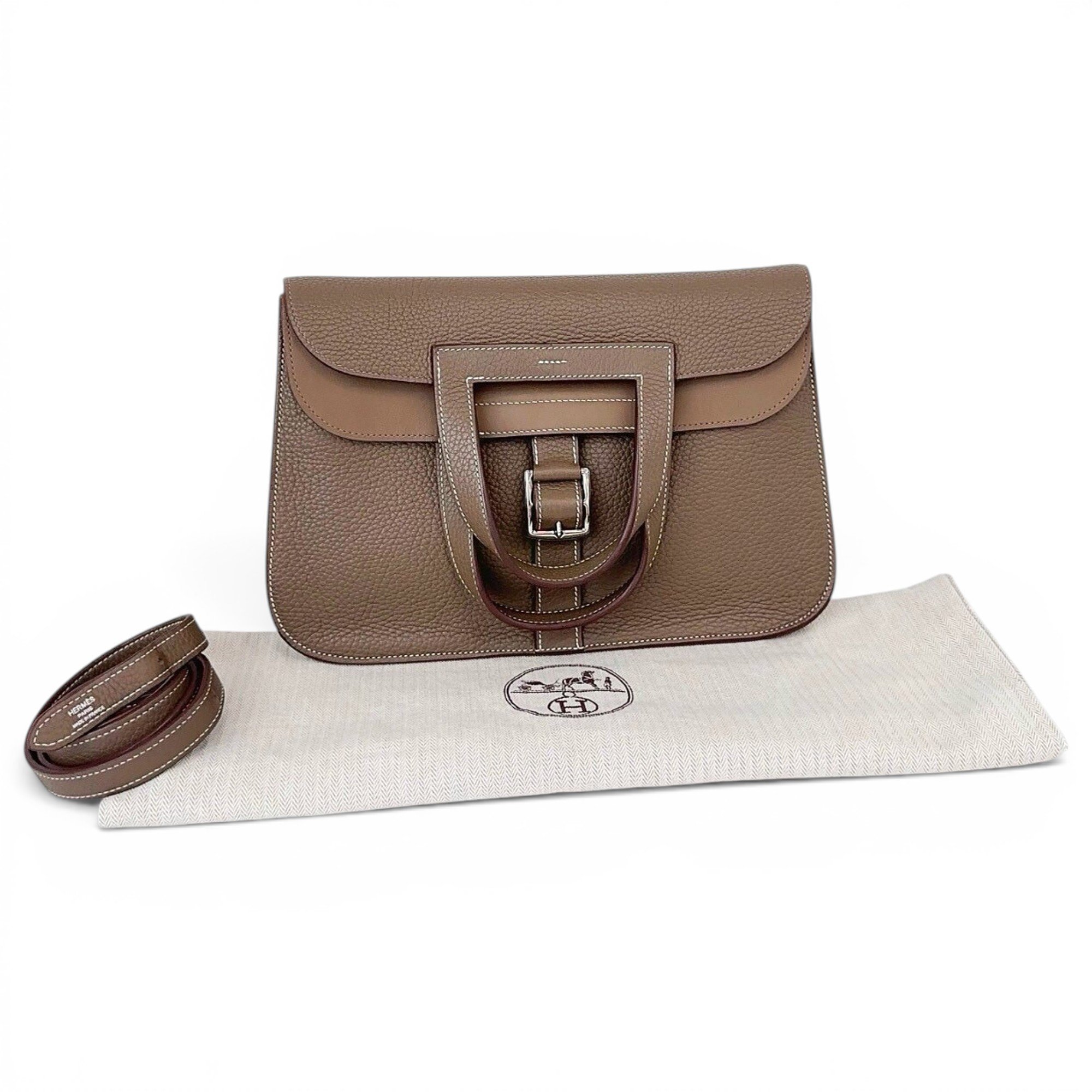 Halzan leather handbag