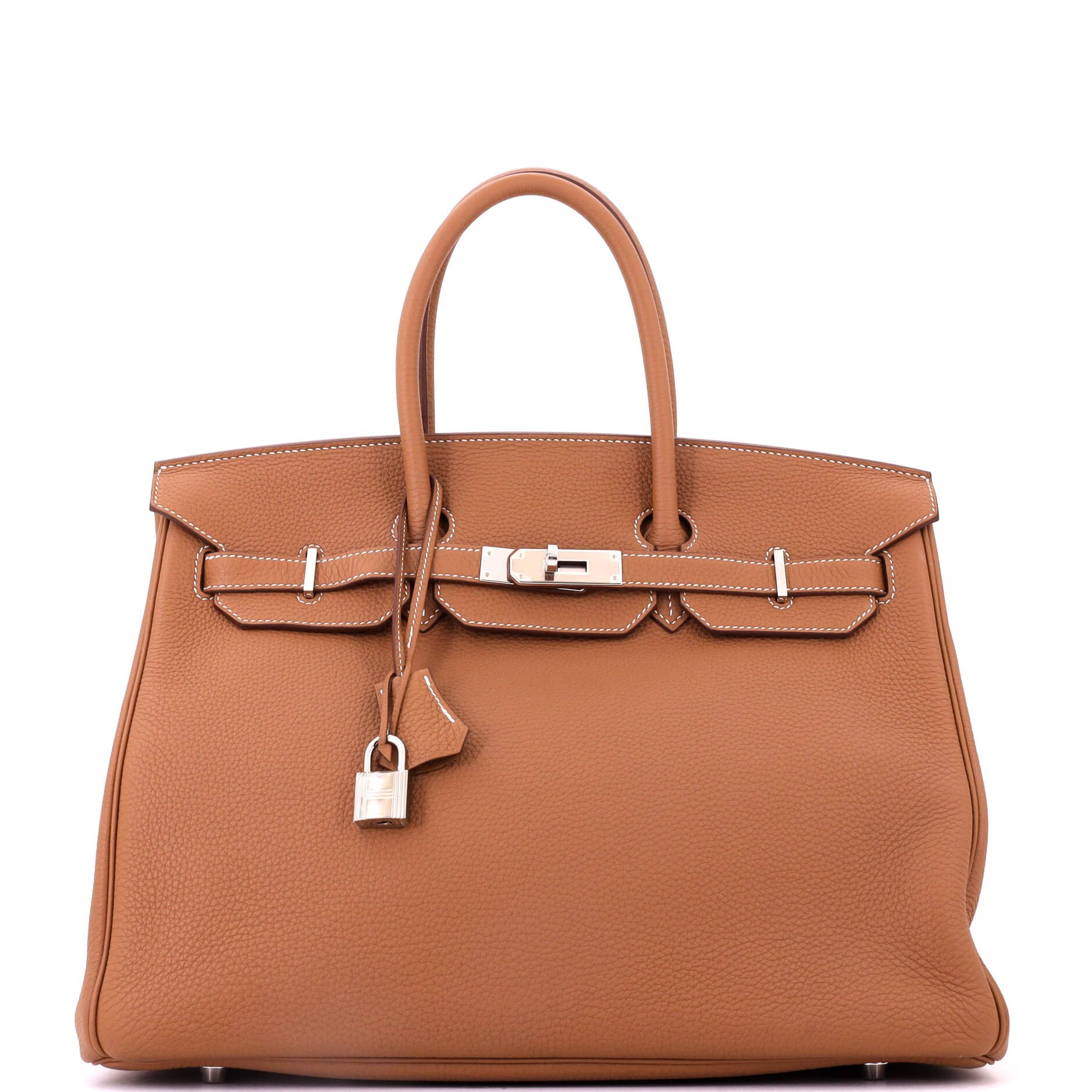 Birkin Handbag Gold Togo with Palladium Hardware 35