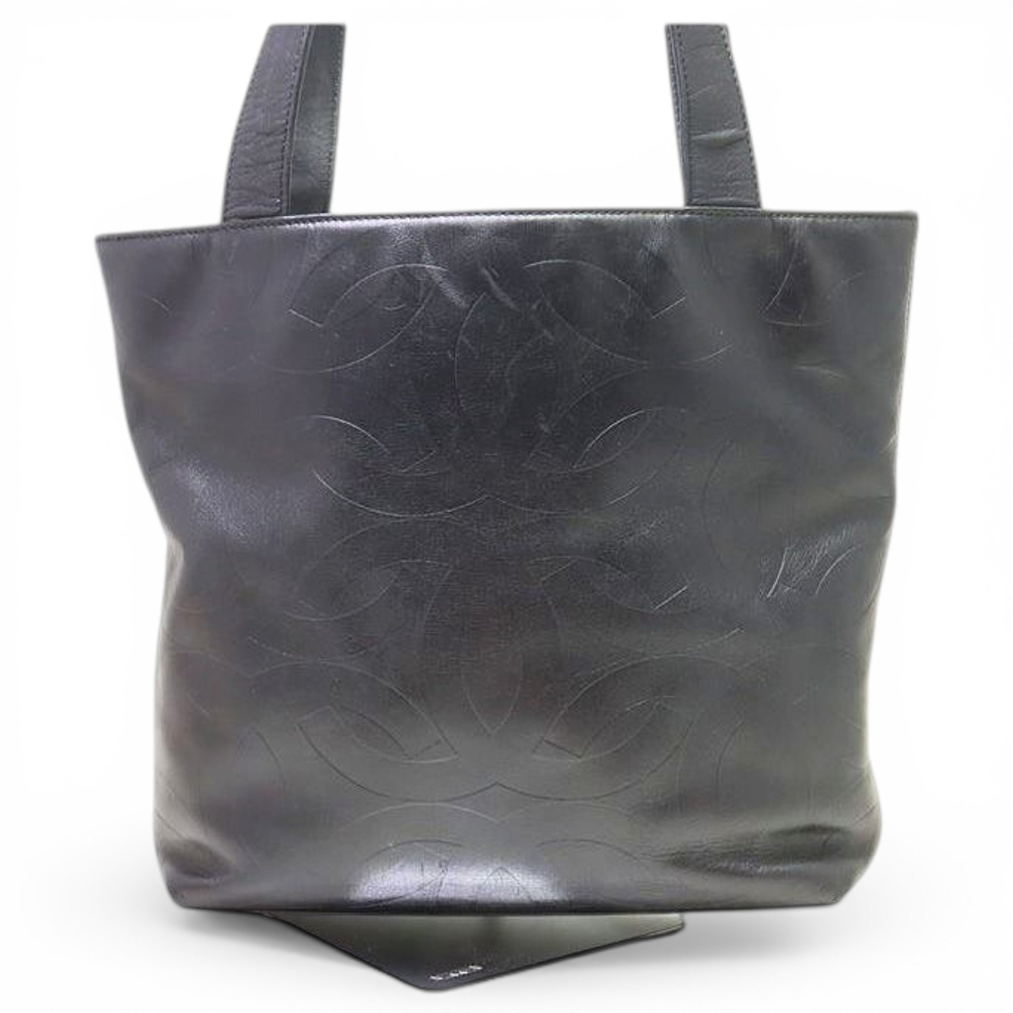 Leather tote